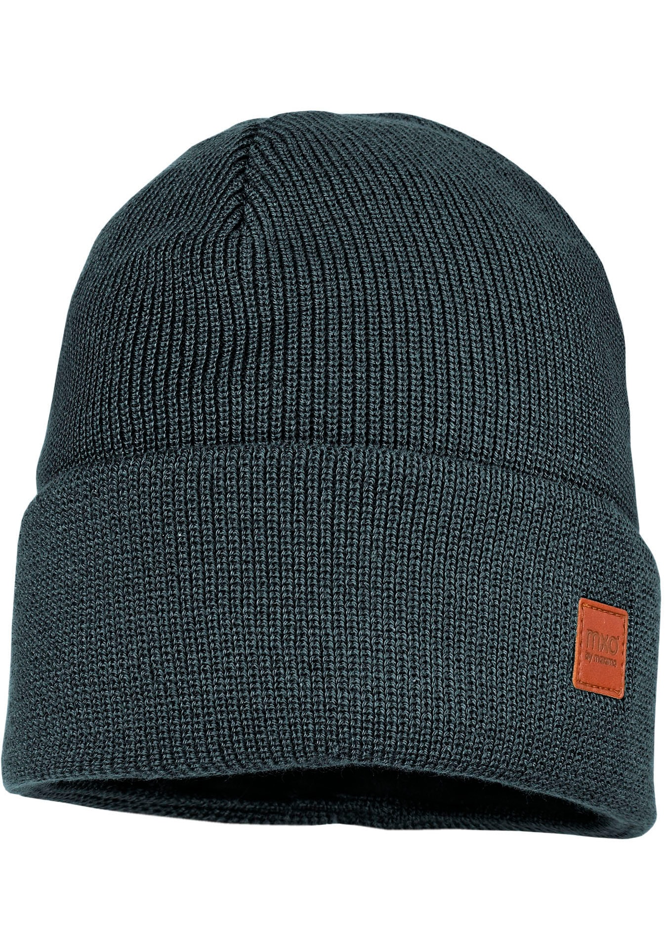 Image of MAXIMO Beanie Strick, breiter Umschlag, gefüttert, wärmend, weich, unifarben