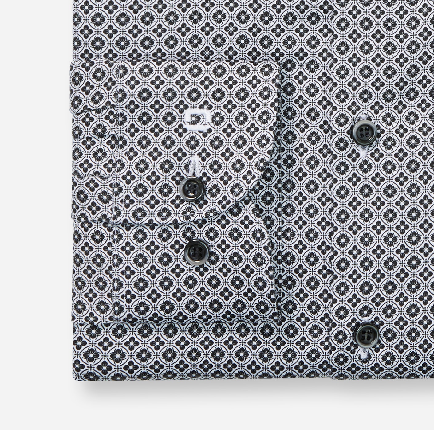 OLYMP Chemise à manches longues »Level 5« Businesshemd, Royal-Kentkragen, gemustert, body fit