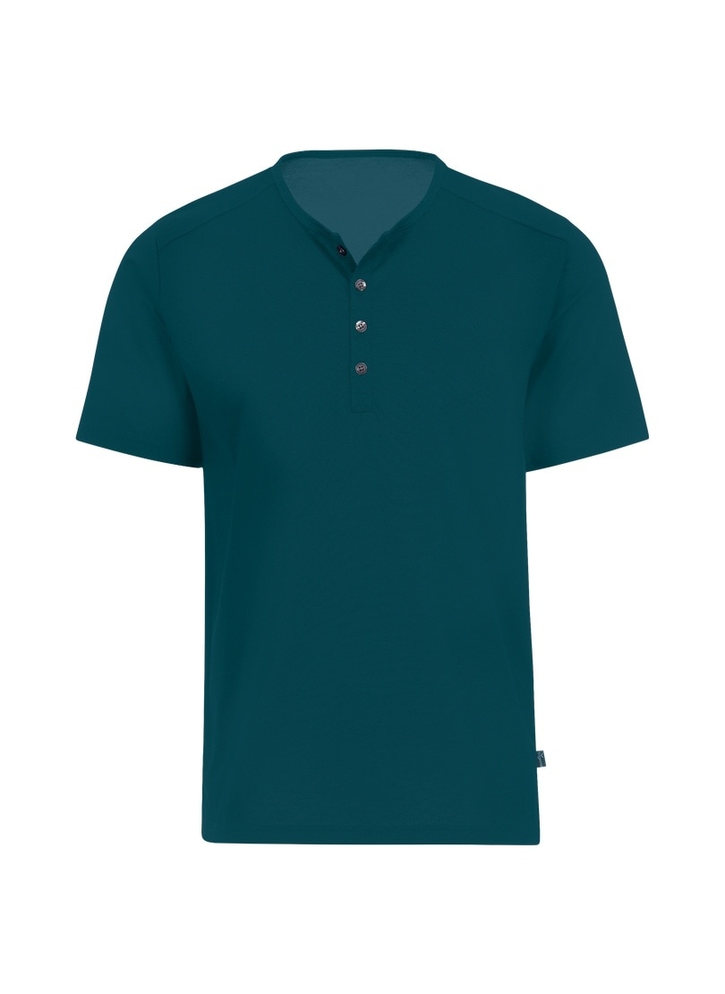 Trigema T-shirt »TRIGEMA T-Shirt mit Knopfleiste DELUXE Baumwolle« 1 cuis