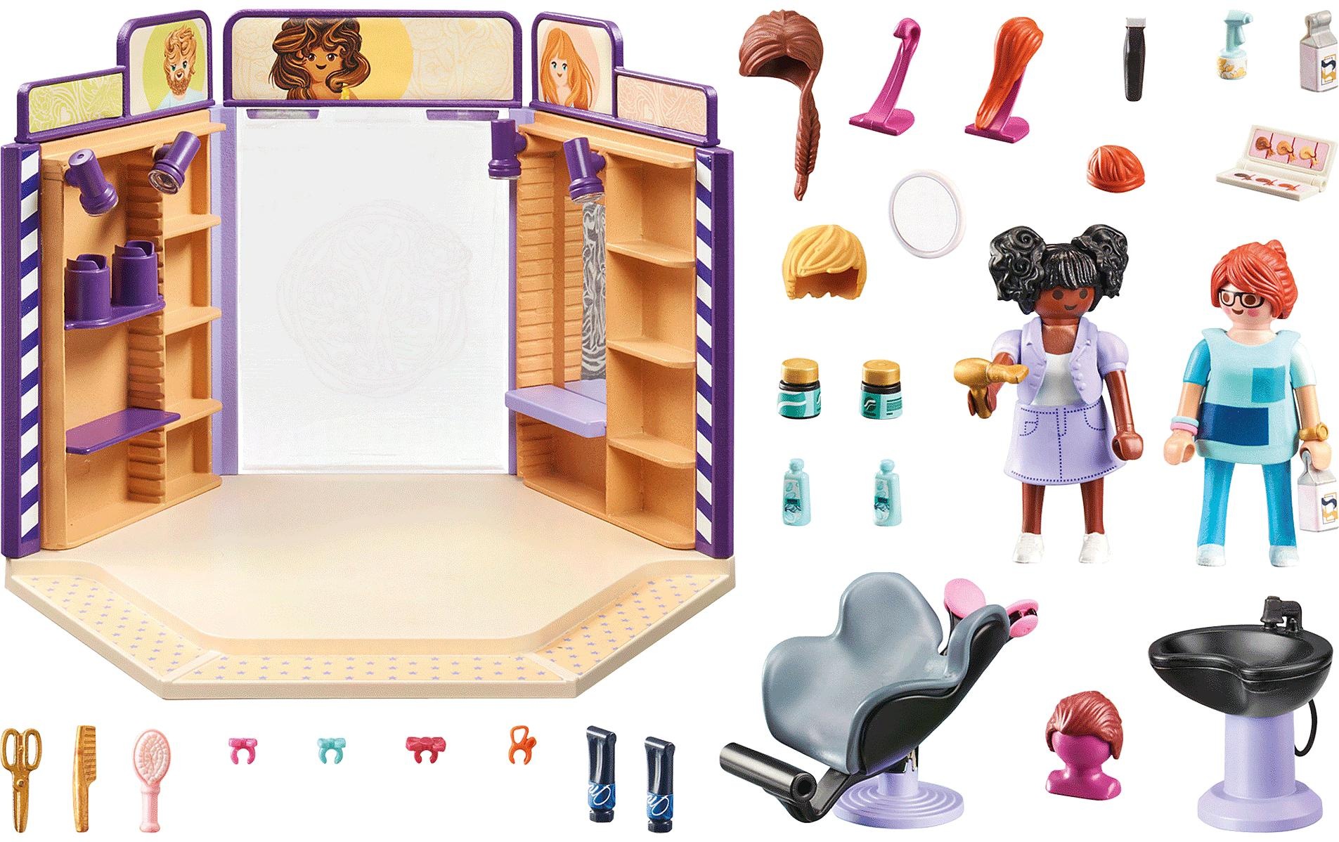 Playmobil® Spielbausteine »My Life Friseursalon 71535«, (80 St.)