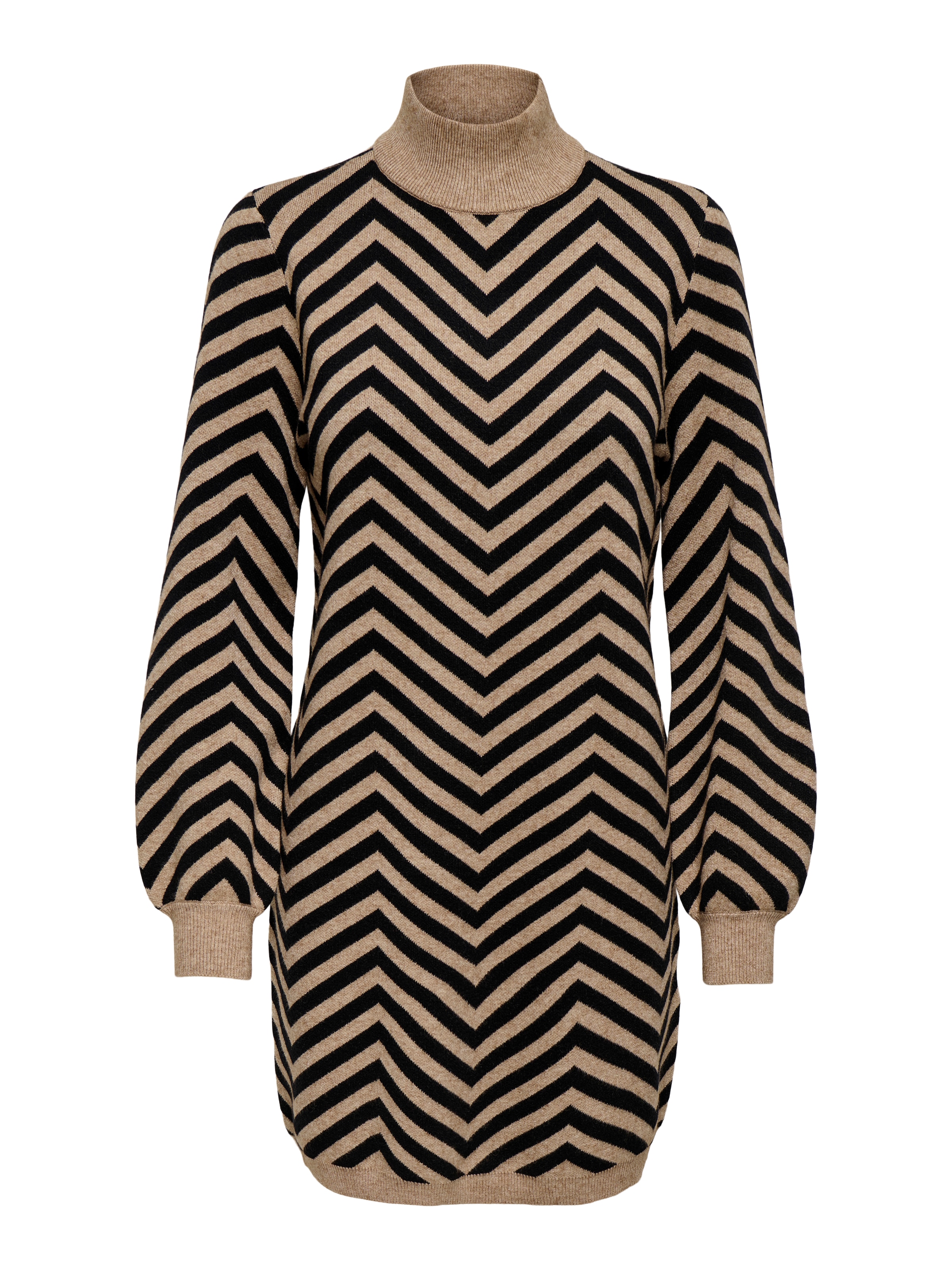 ONLY Robe en tricot »ONLJULIA LS HIGHNECK PATTERN DRESS KNT«