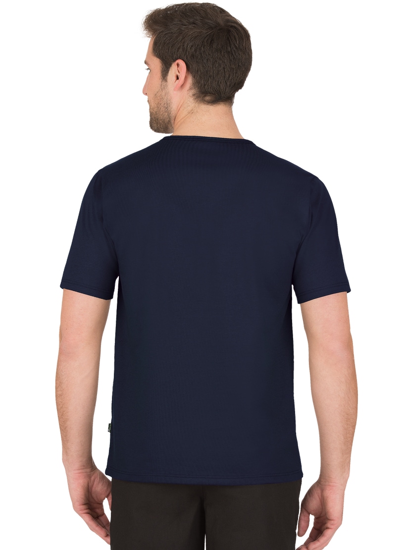 Trigema T-shirt »TRIGEMA T-Shirt mit Knopfleiste DELUXE Baumwolle« 1 cuis