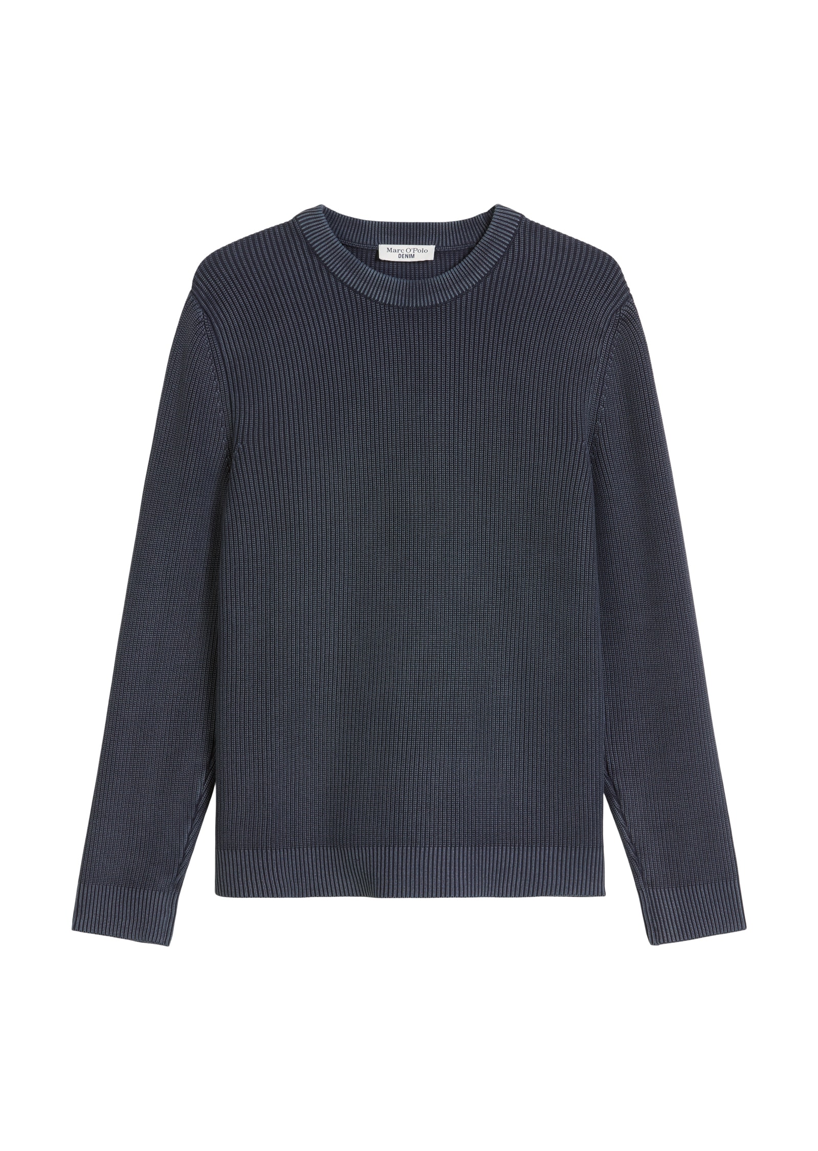 Marc O'Polo DENIM Pull à col rond »loose fit mit speziellem Farbeffekt«