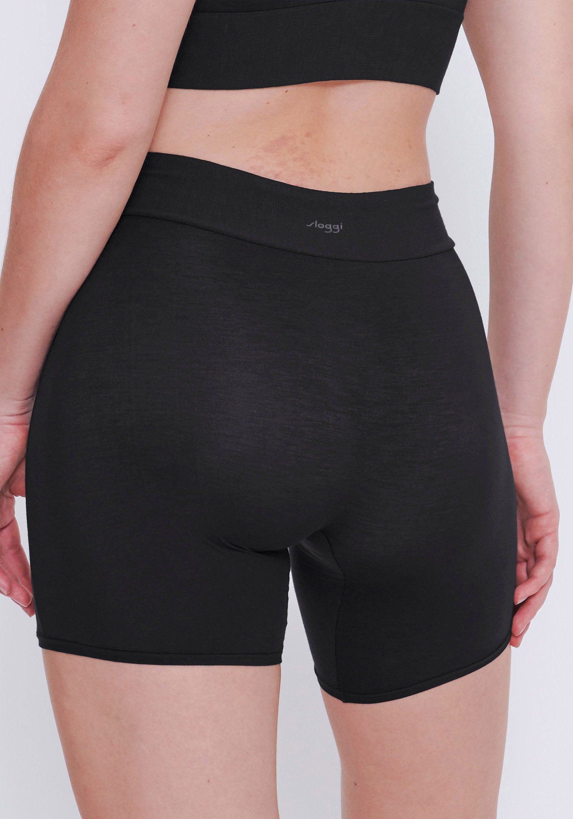 sloggi Lange Unterhose »GO Allround«, One Size, bequemer Piqué-Strick-Bund, weich und atmungsaktiv