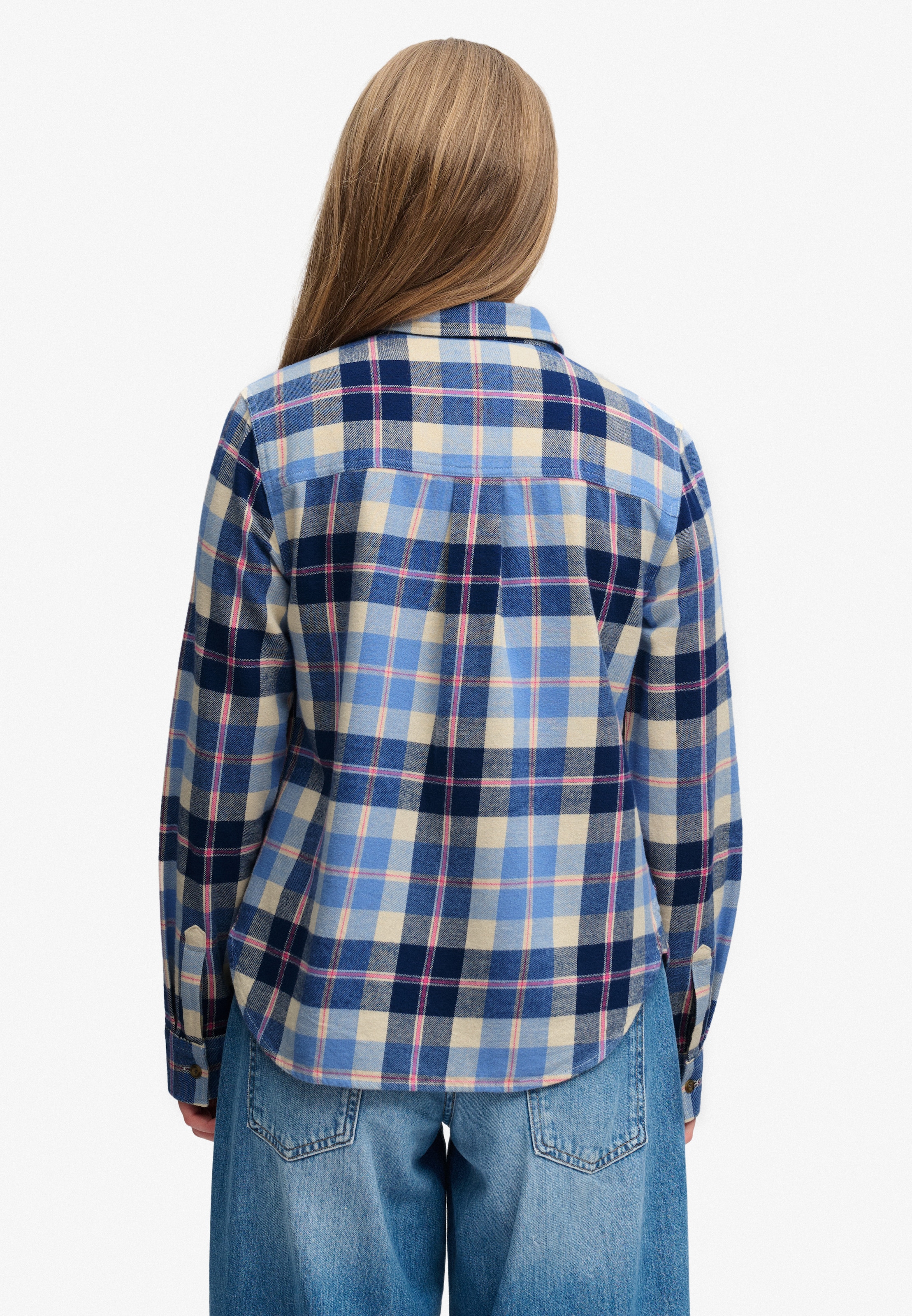 Superdry Blouse à carreaux »LUMBERJACK CHECK FLANNEL SHIRT« Baumwolle, regular fit