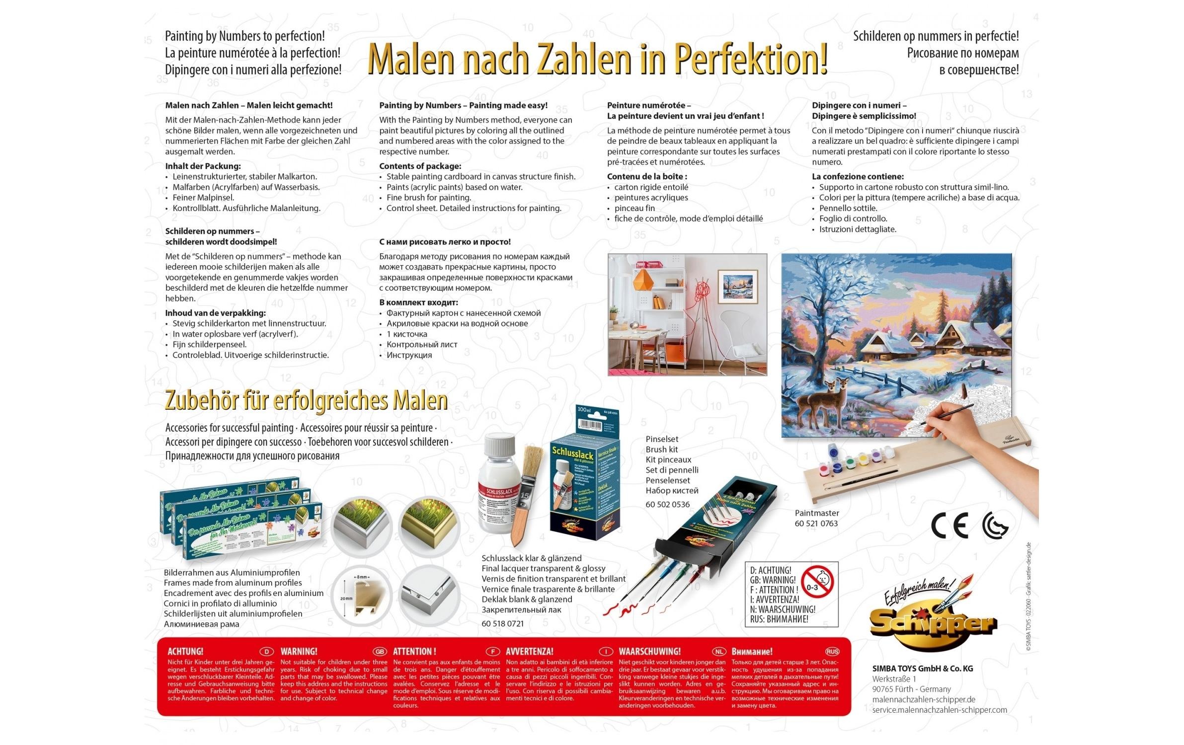 Schipper Malen nach Zahlen »Winterlandschaft«