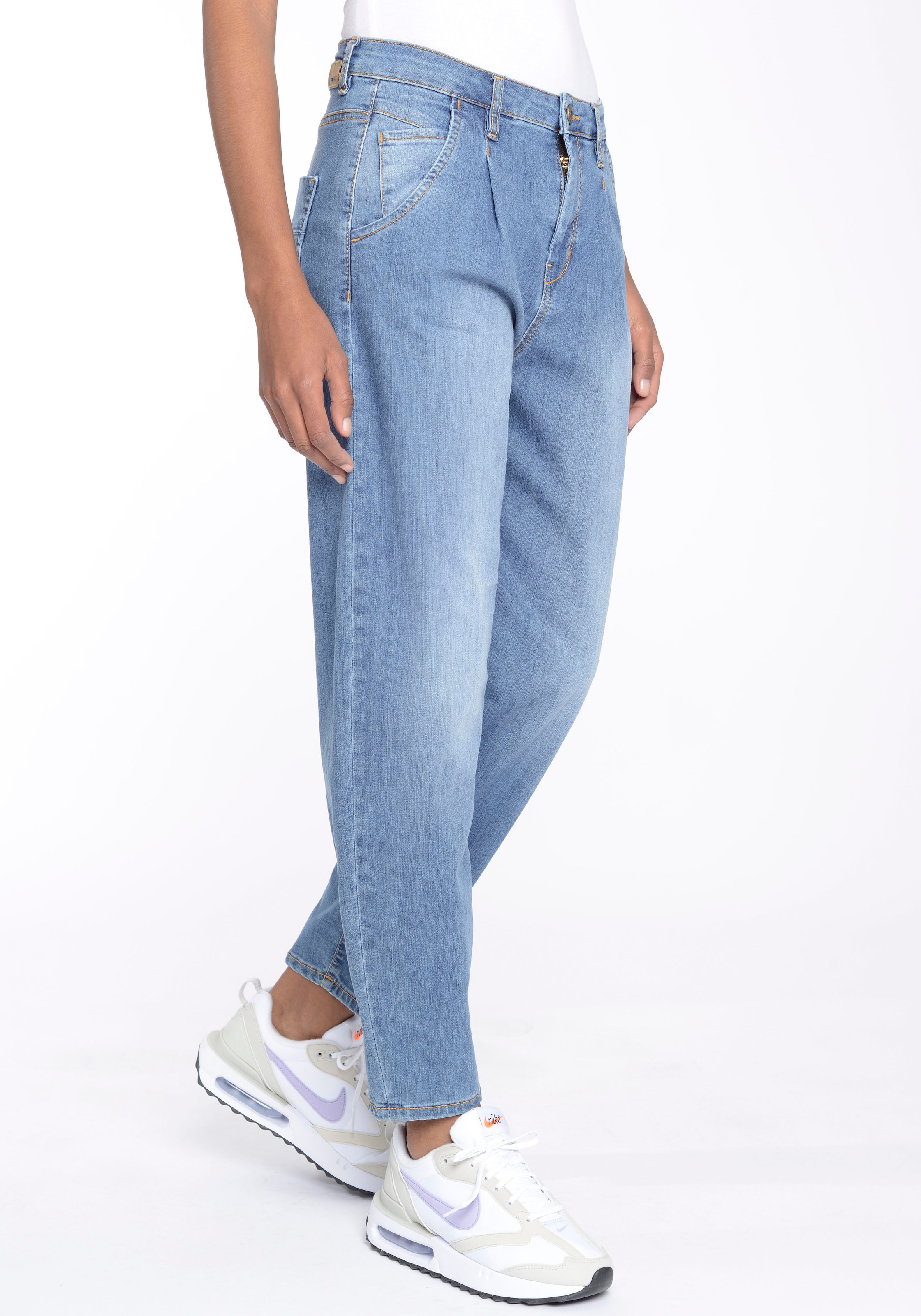♕ GANG Bequeme Jeans »94SILVIA«, Ballon Fit in cooler Used Waschung  versandkostenfrei kaufen