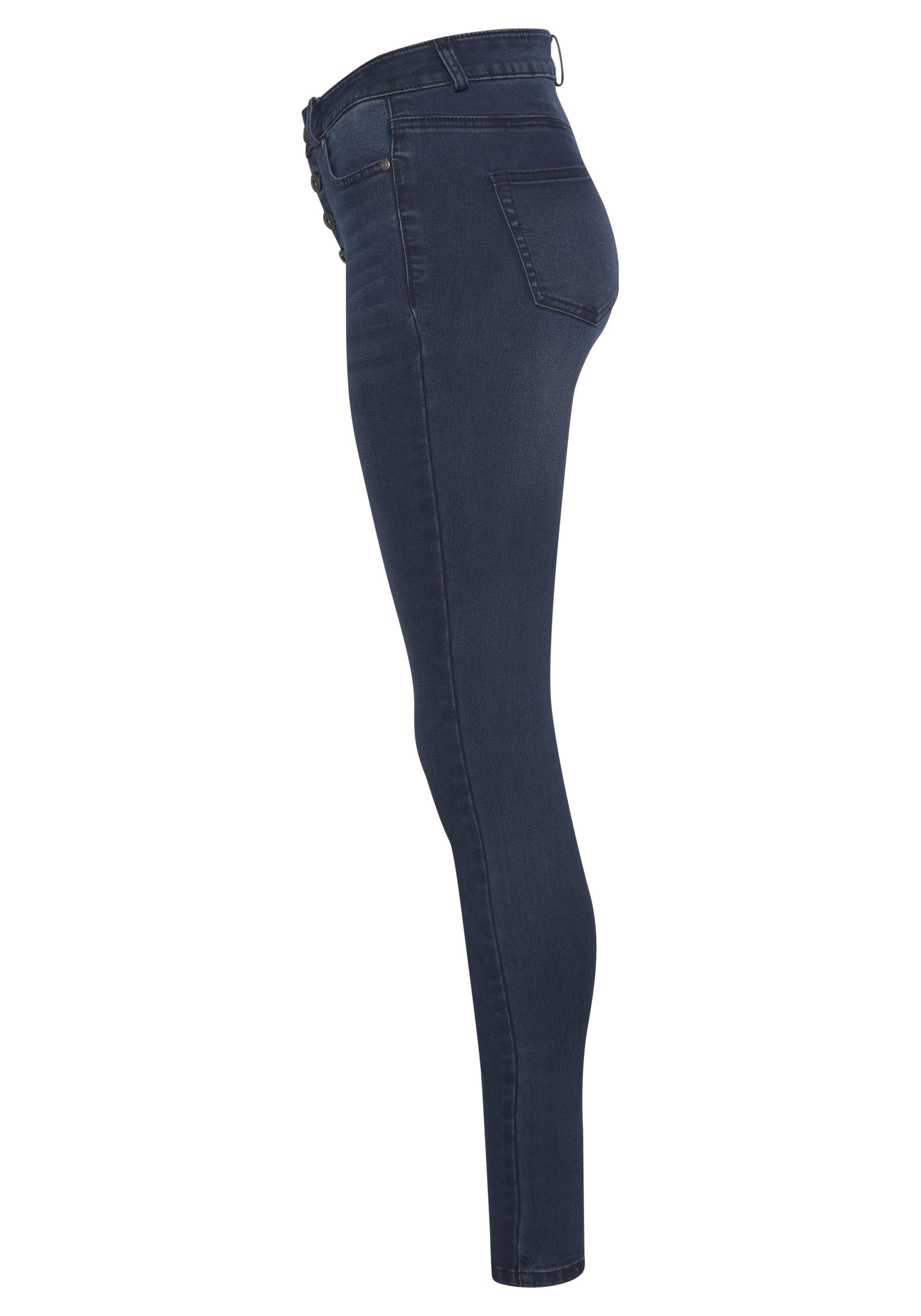 Skinny-fit-Jeans Stretch«, durchgehender versandkostenfrei Waist Knopfleiste bestellen »Ultra mit High Arizona ♕