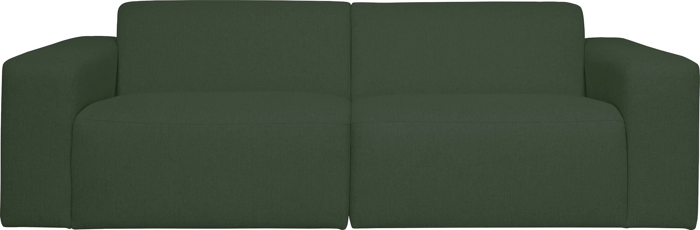 INOSIGN 3-Sitzer »Koa, 228 cm, Modulsofa in Webstoff, Cord«, Designsofa, weicher Lounge-Sitzkomfort, Welleunterfederung, bodentief