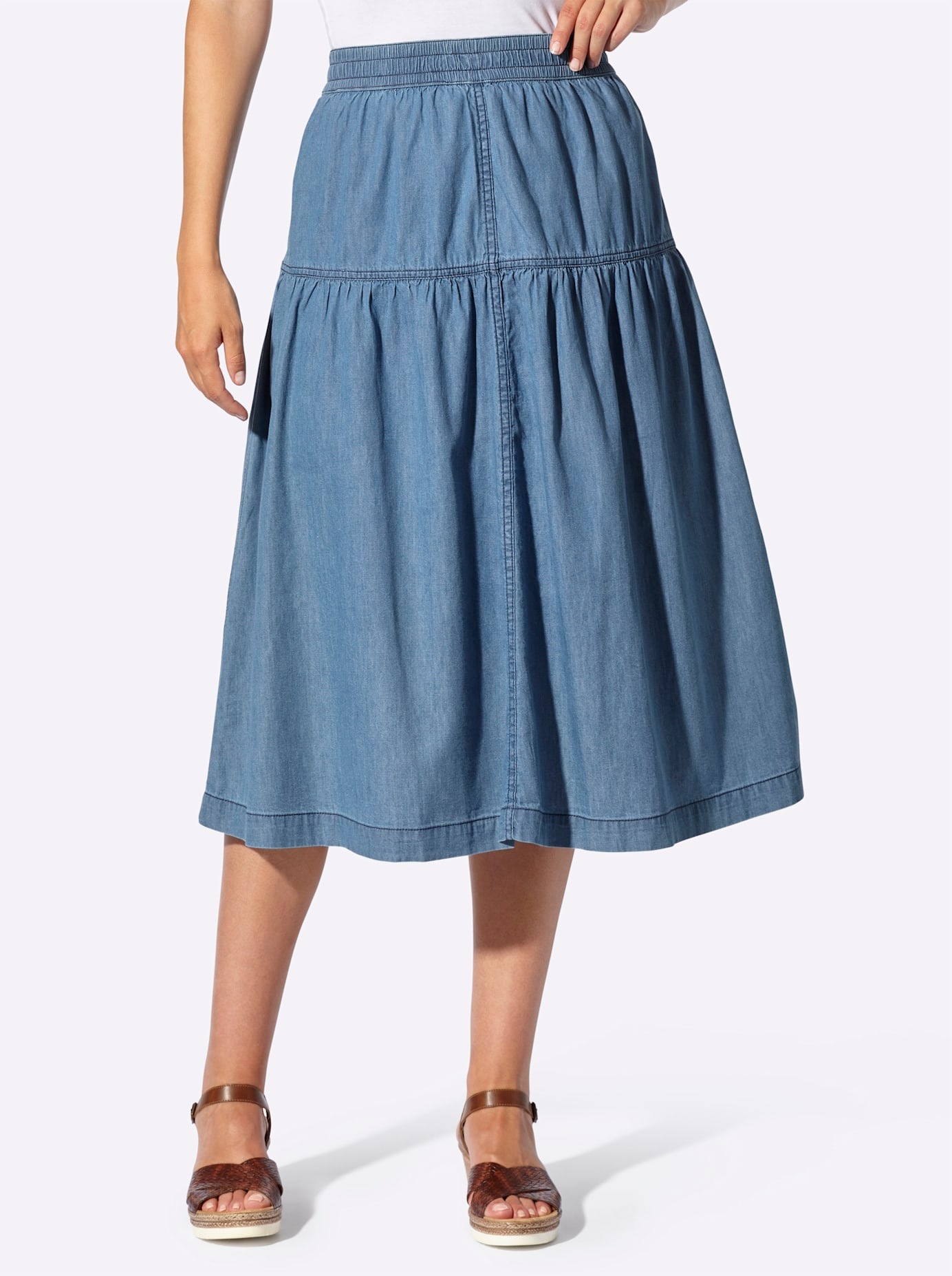 Classic Basics Jeansrock
