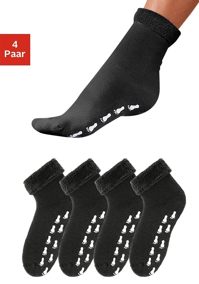 Image of Go in ABS-Socken Packung, 4 Paar tlg. mit Antirutschsohle und Vollfrottee