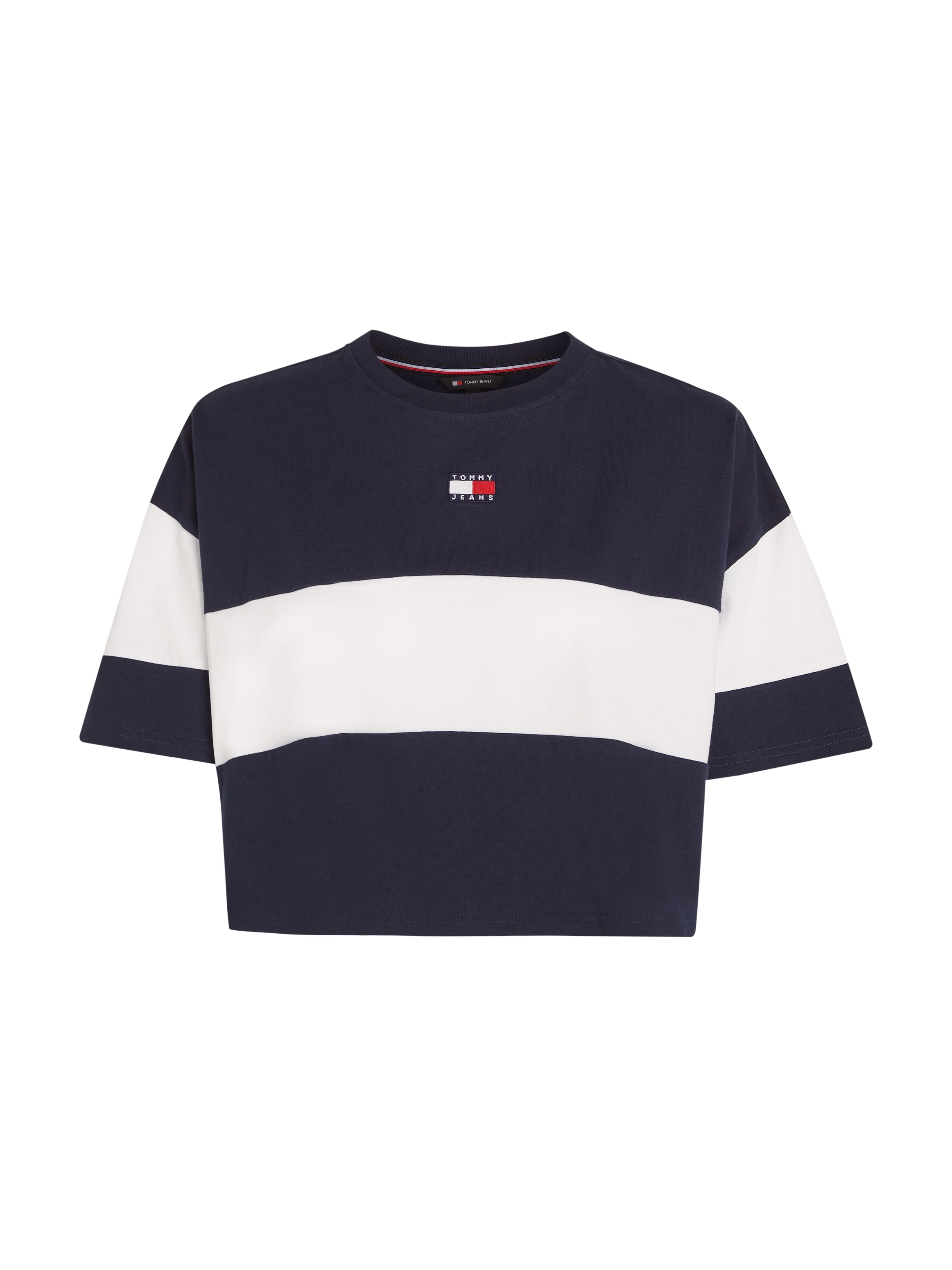 Tommy Jeans T-Shirt »TJW CBLK BADGE TEE«, mit Tommy Jeans Logo-Flag
