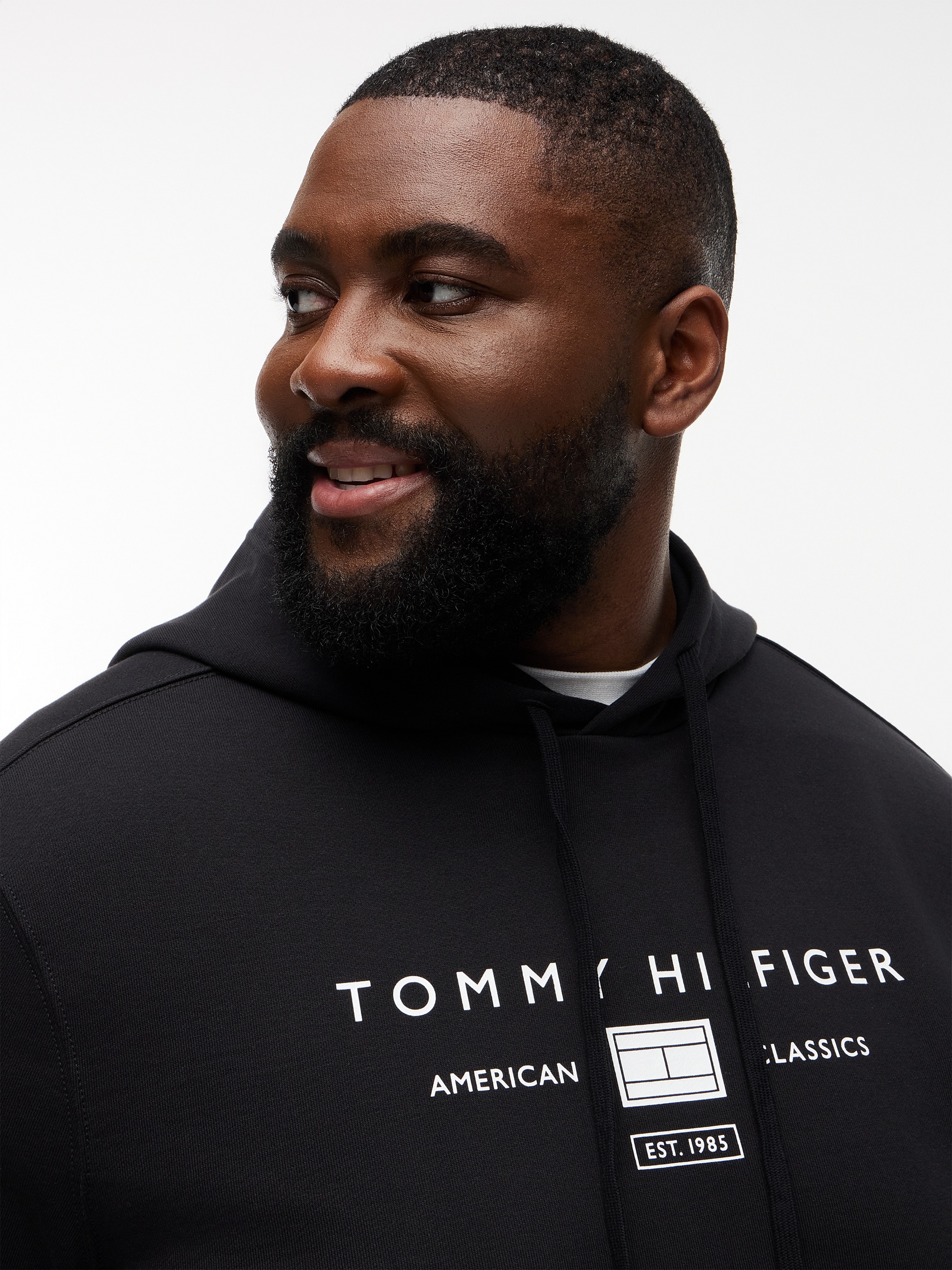 Tommy Hilfiger Big & Tall Hoodie »BT-BRAND L0VE TR MONO STOCK«, grandes tailles, coupe normale
