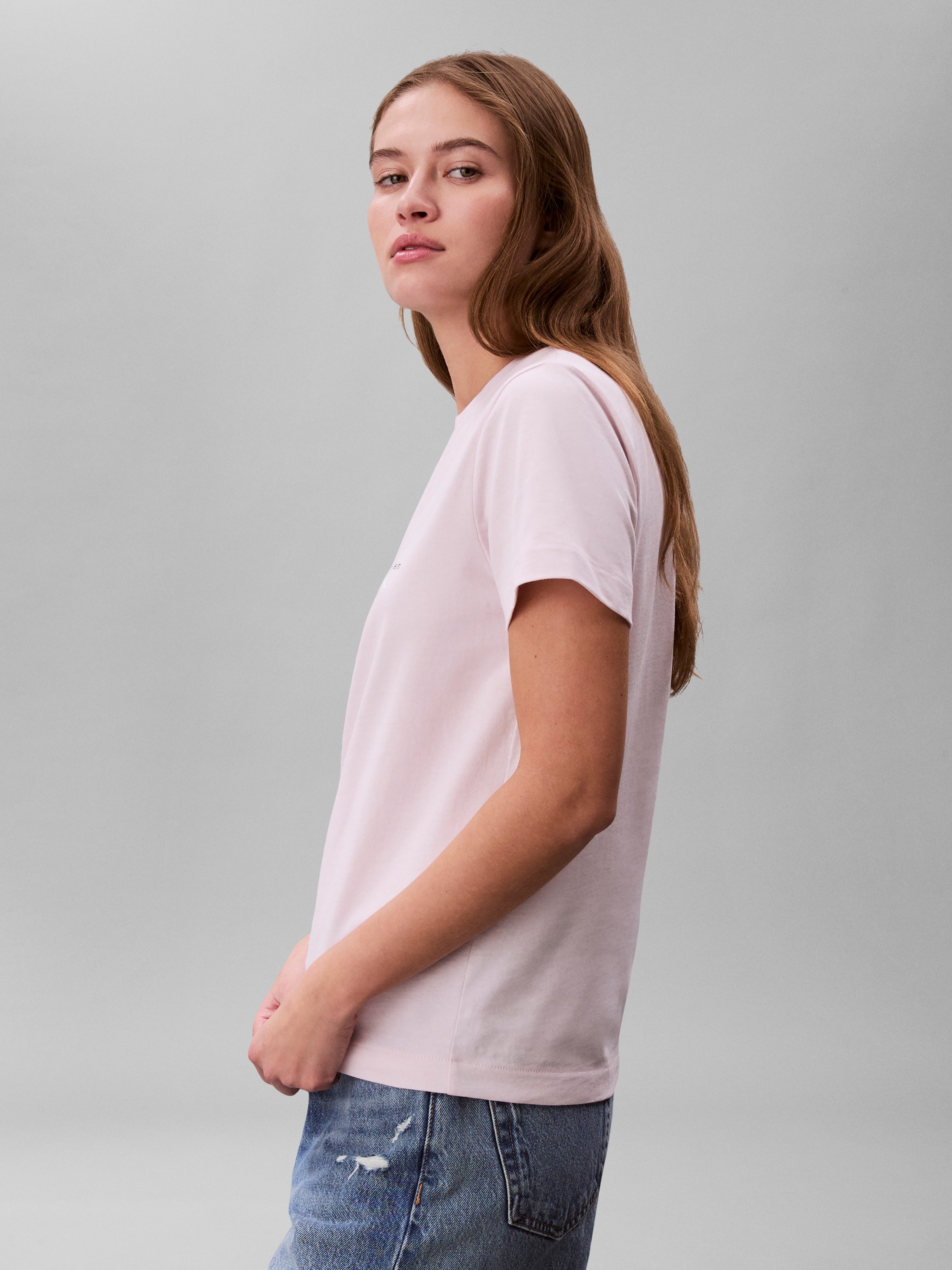 Calvin Klein Jeans T-Shirt »MONOLOGO CN 2 PACK TEE« Packung, 2er-Pack, 2 tlg. , Logoschriftzug