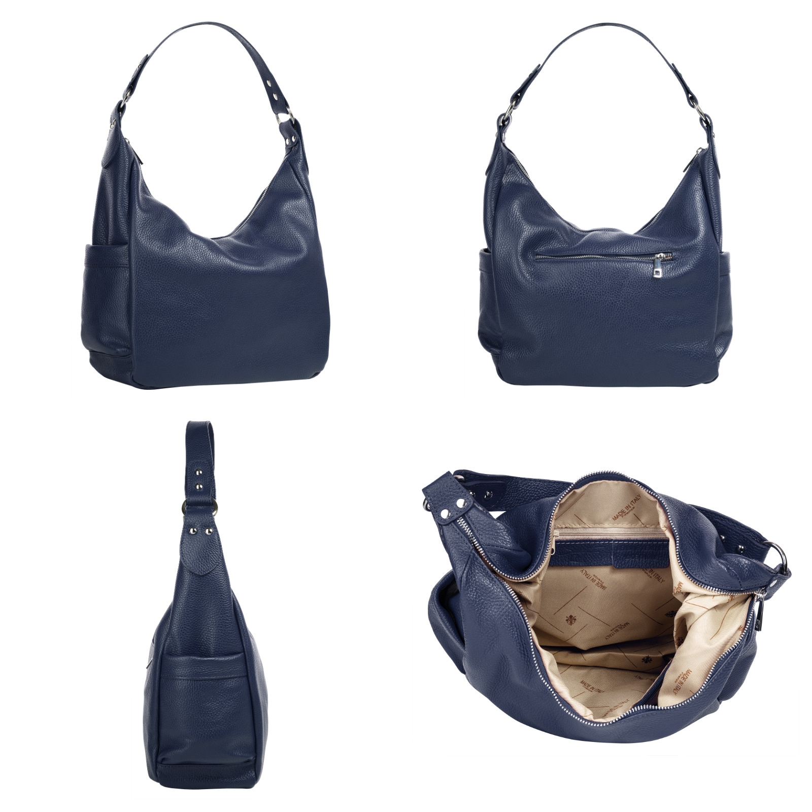 Samantha Look Shopper, echt Leder, Made in Italy