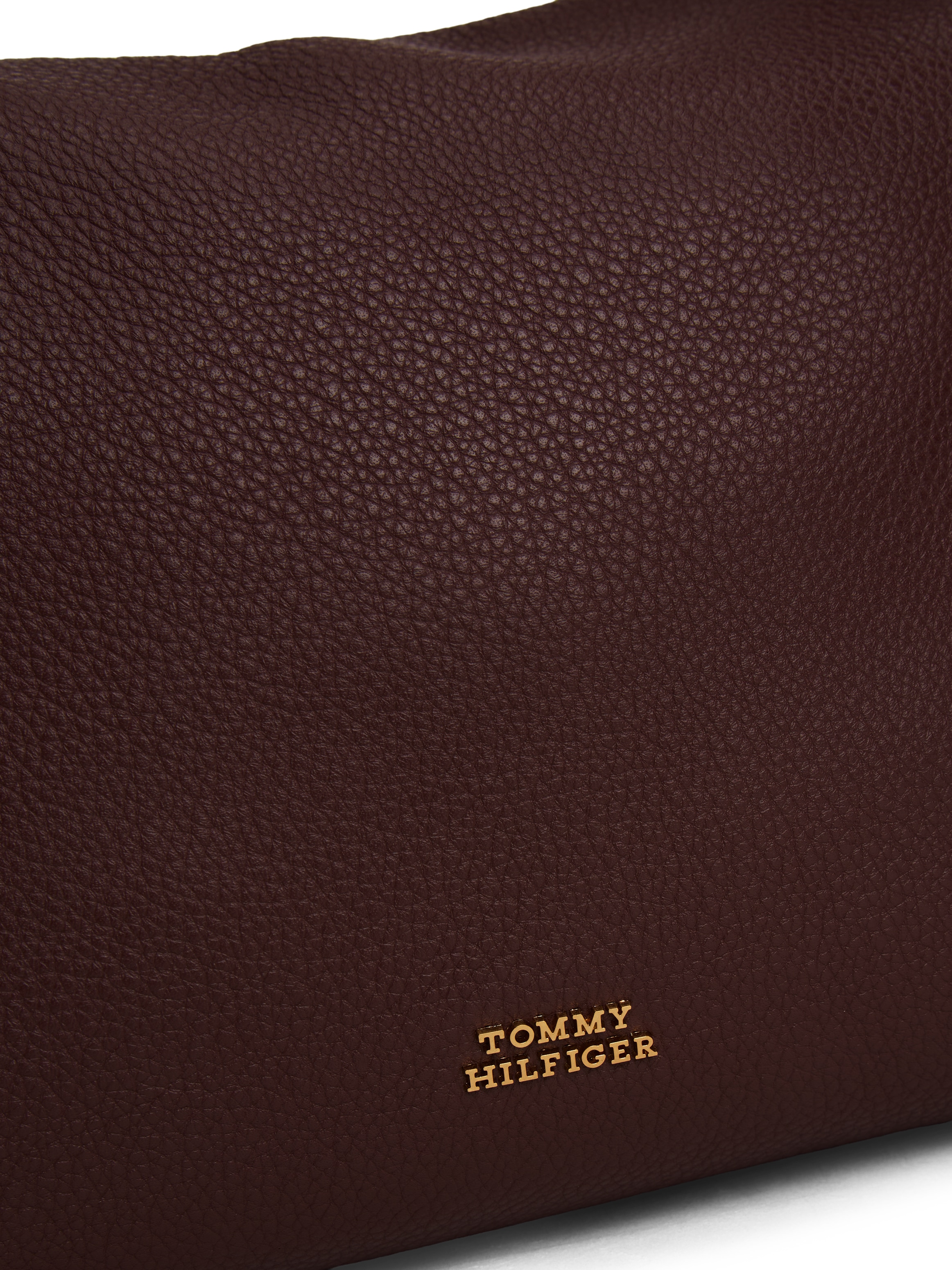 Tommy Hilfiger Hobo »CITY LEATHER SHOULDER BAG« sac fourre-tout femme, sac à épaule avec logo