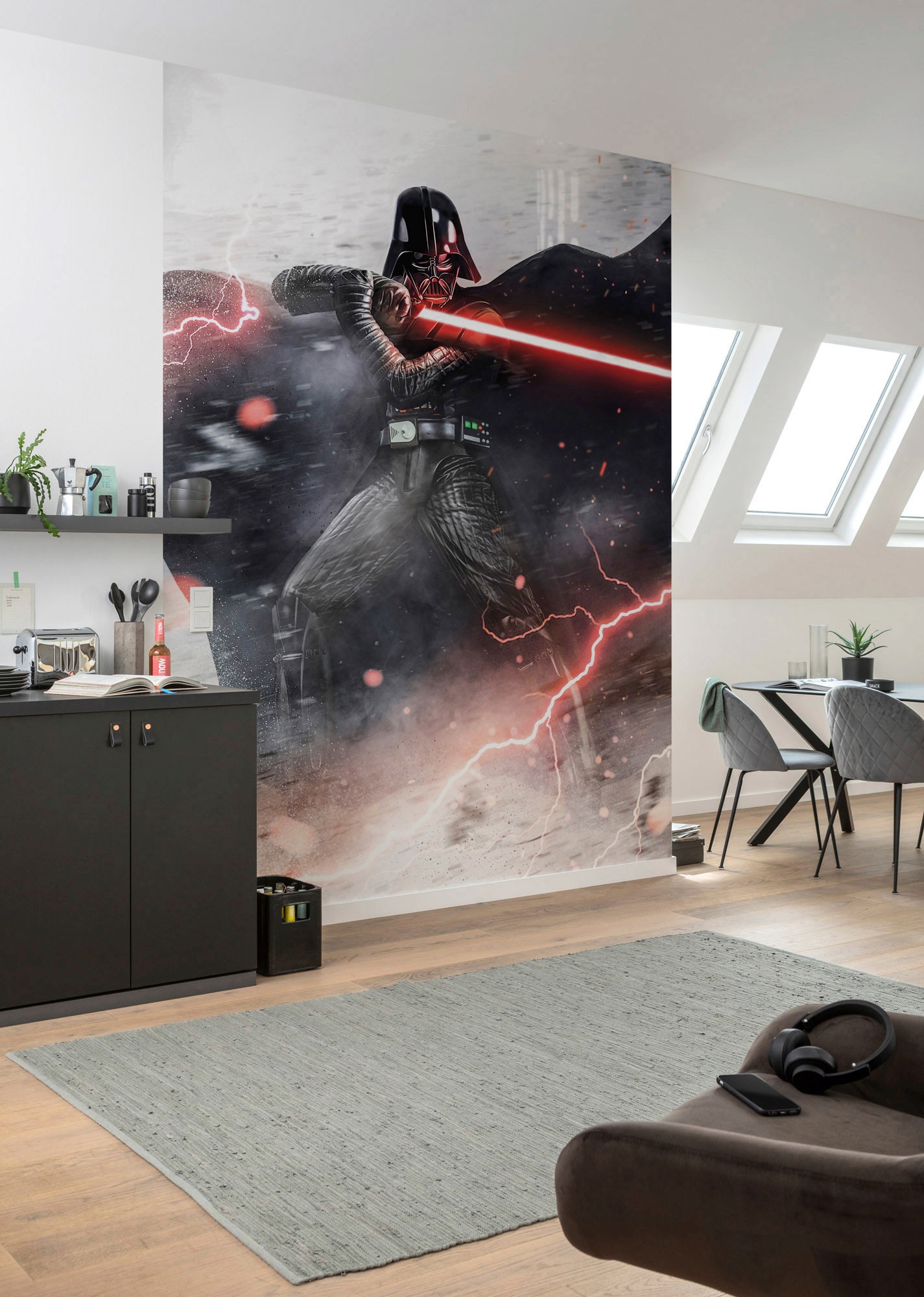 Komar Vliestapete »Digitaldruck Vlies - Star Wars Vader Dark Forces - Grösse 200 x 280 cm«, bedruckt, Kinderzimmer