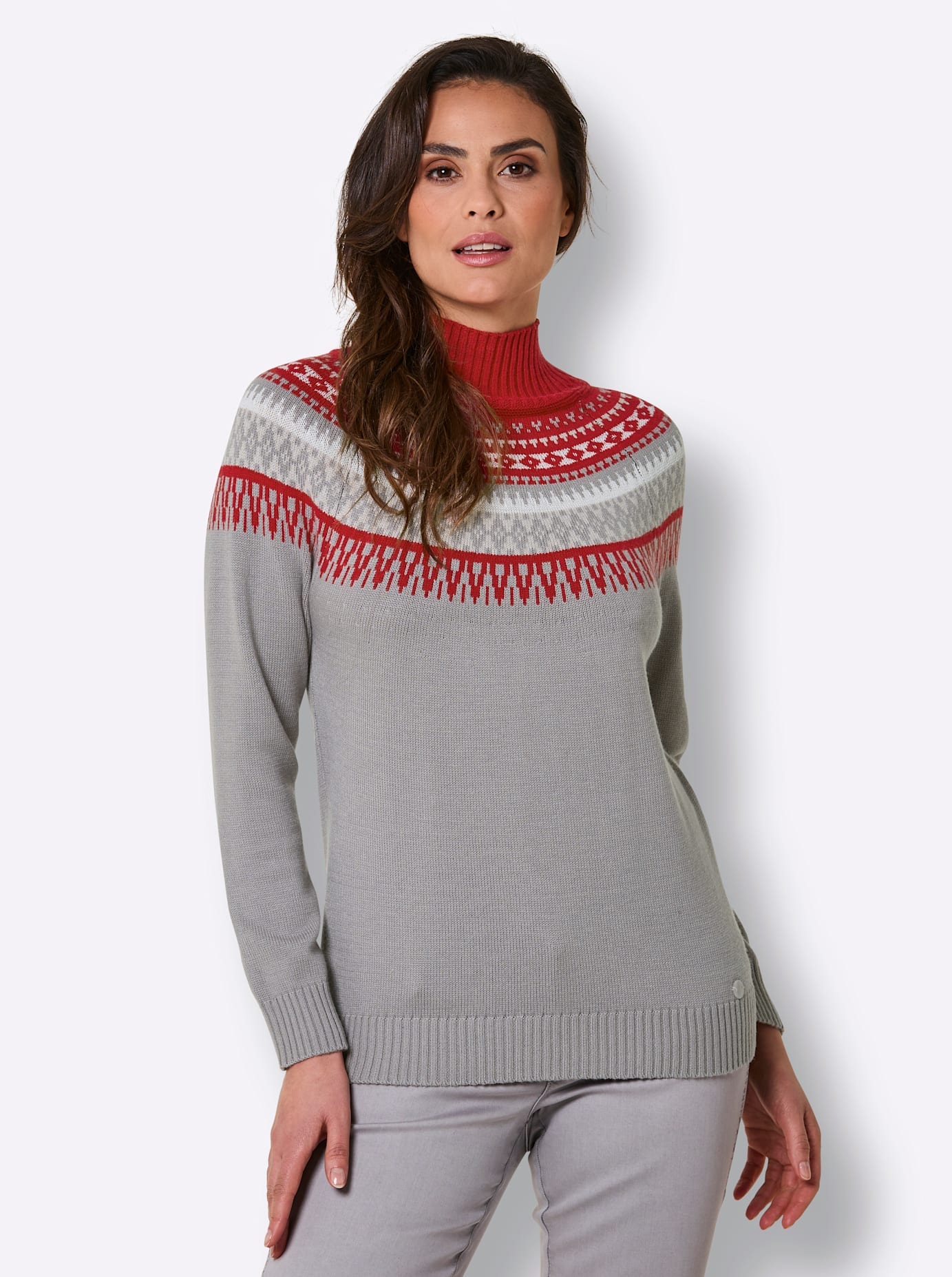CREATION L PREMIUM Pull norvégien »Modal-Mix-Pullover«