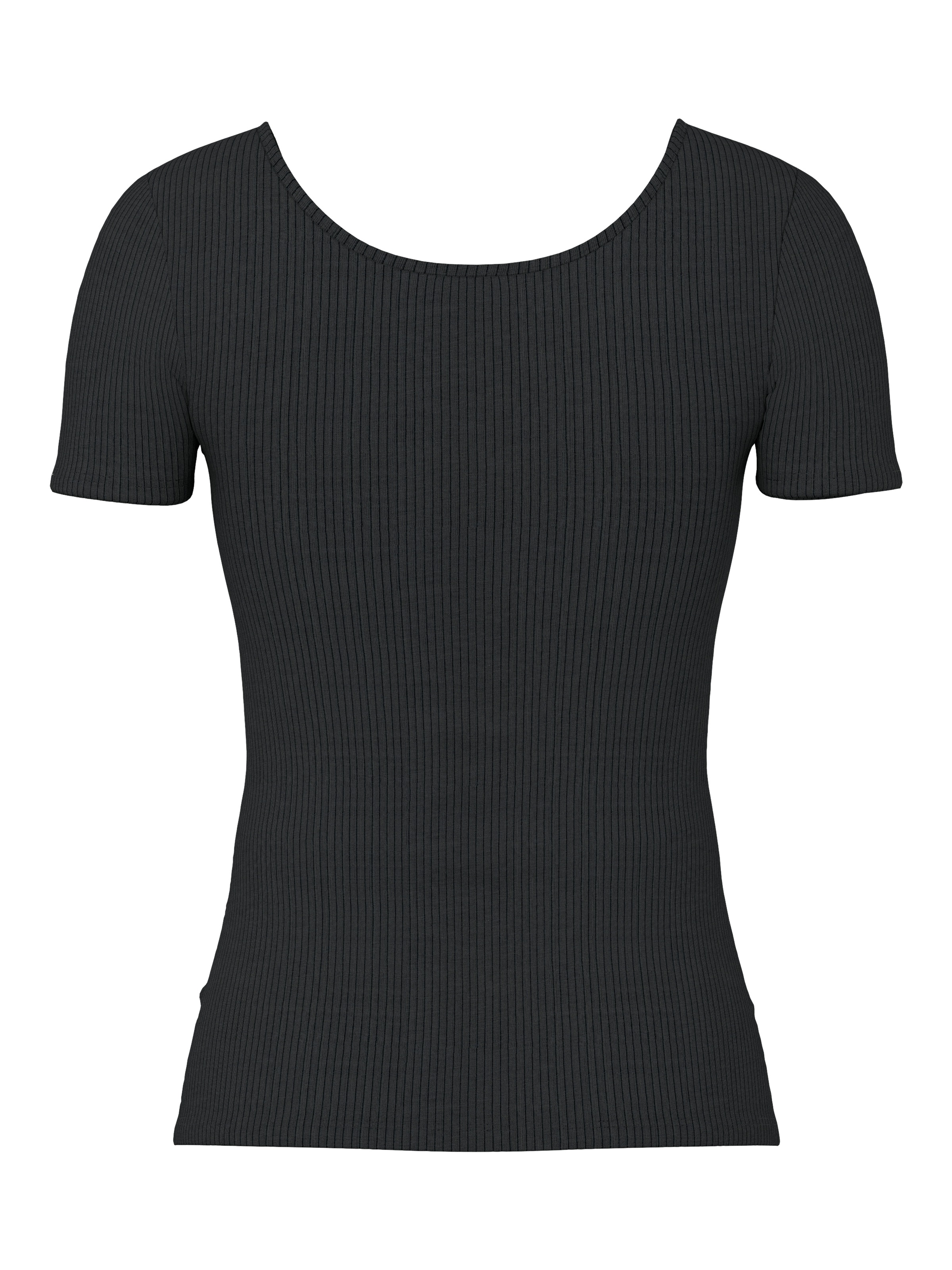 pieces T-shirt à manches courtes »PCKITTE SS TOP NOOS BC« Mélange de coton, coupe slim