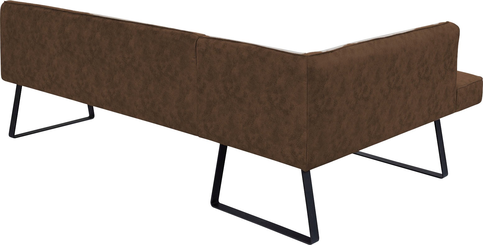 exxpo - sofa »Americano«, bequem Metallfüssen, mit in Eckbank und Keder Bezug Qualitäten kaufen verschiedenen fashion