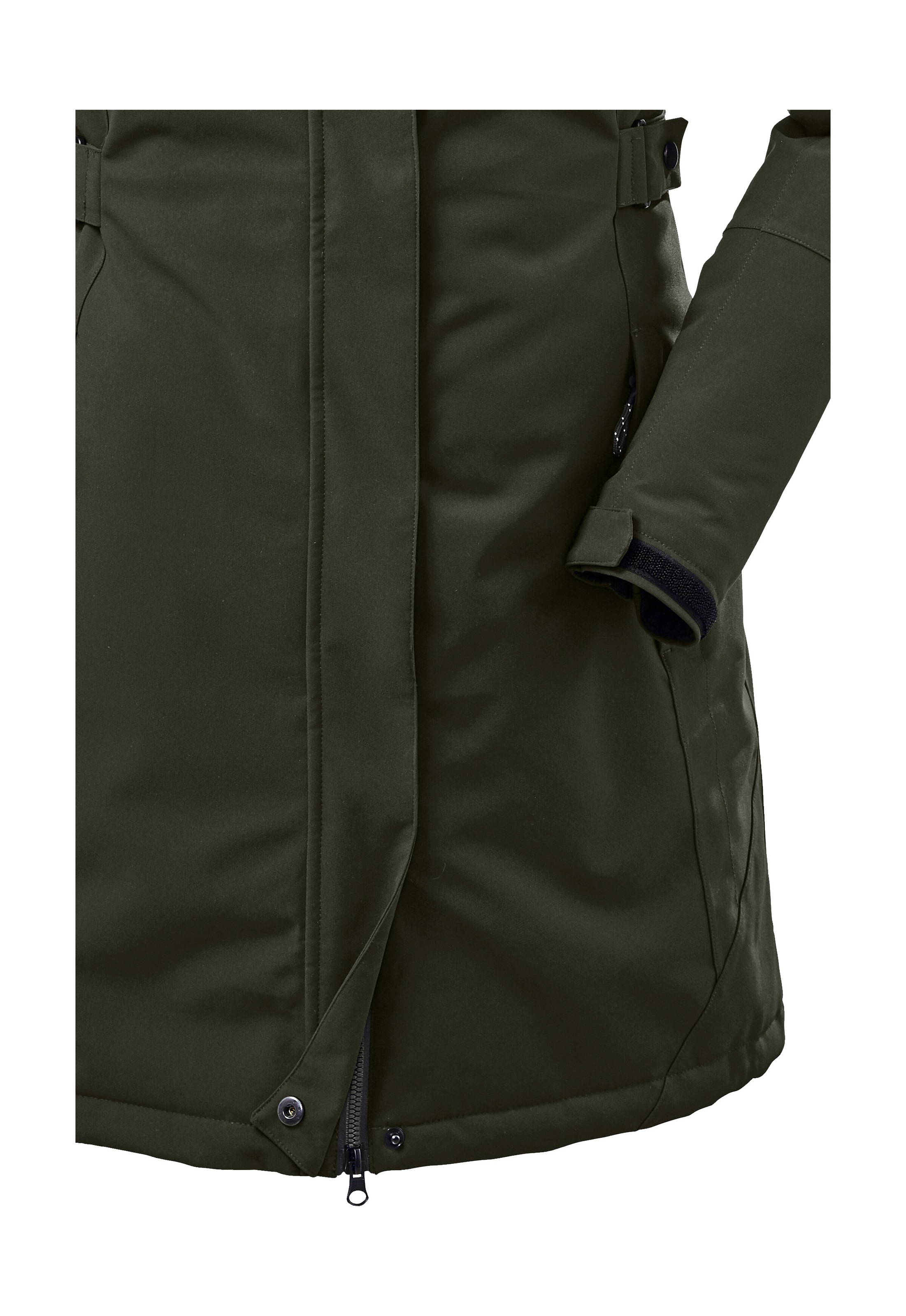 Killtec Parka »KOW 165 WMN PRK« Wasser- und winddichter Parka mit Teddyfleece und abnehmbarer Kapuze