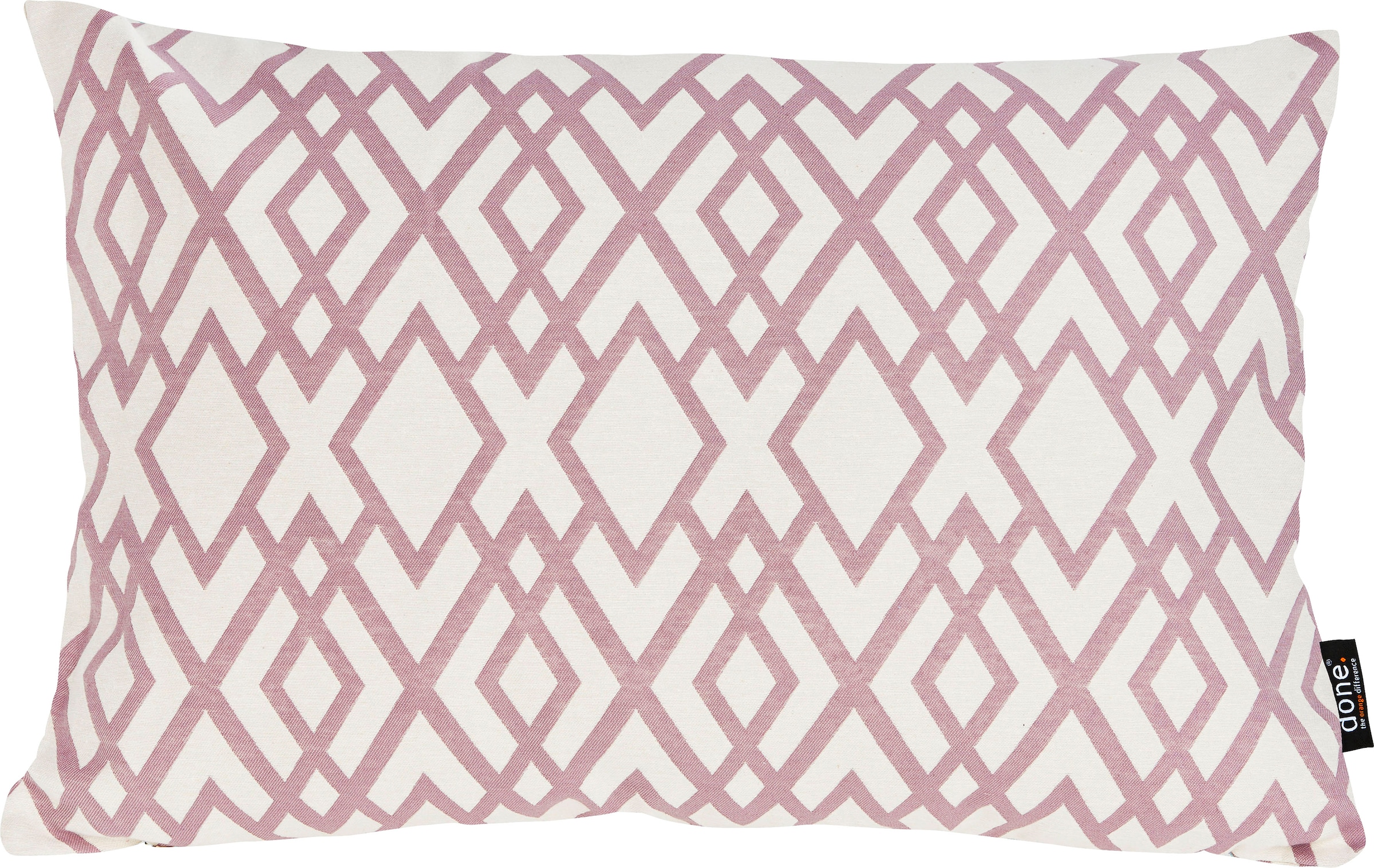Image of done. Dekokissen "Windsor Diamond" Jacquardgewebte Kissenhülle ohne Füllung mit Reissverschluss, 1 Stück