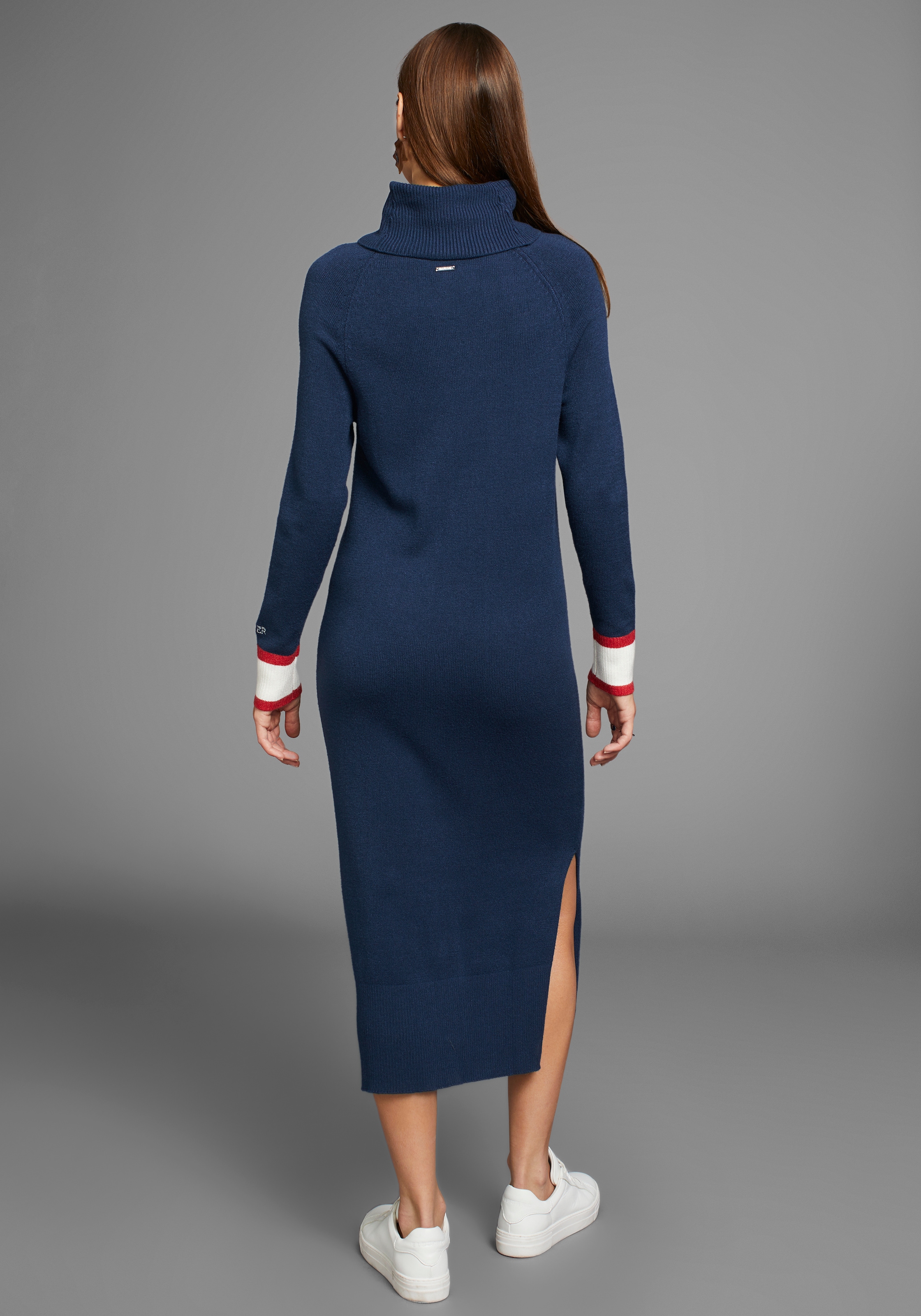HECHTER PARIS Strickkleid, mit Kontraststreifen
