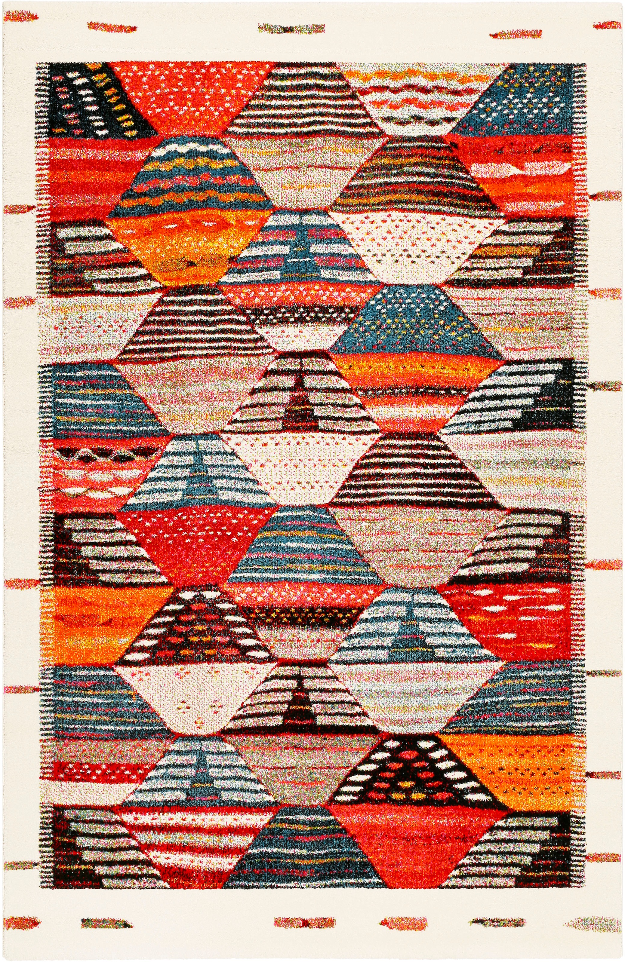 Wecon Home - Tapis polypropylène multicolore Modern Berber Multicolore 80x150