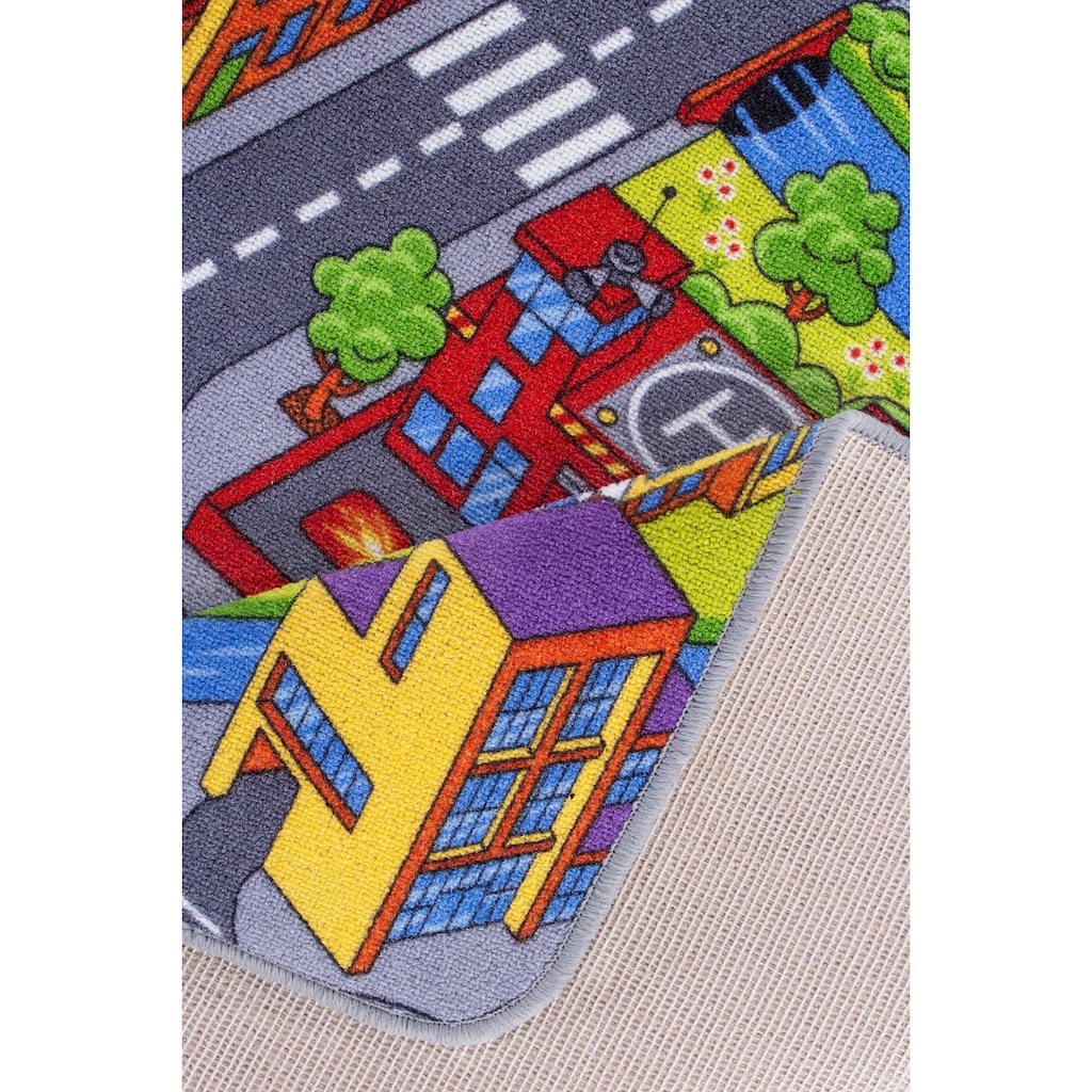 Andiamo Kinderteppich »Strasse«, rechteckig, Strassen-Spiel-Teppich, Strassenbreite: 8,5 cm, Kinderzimmer