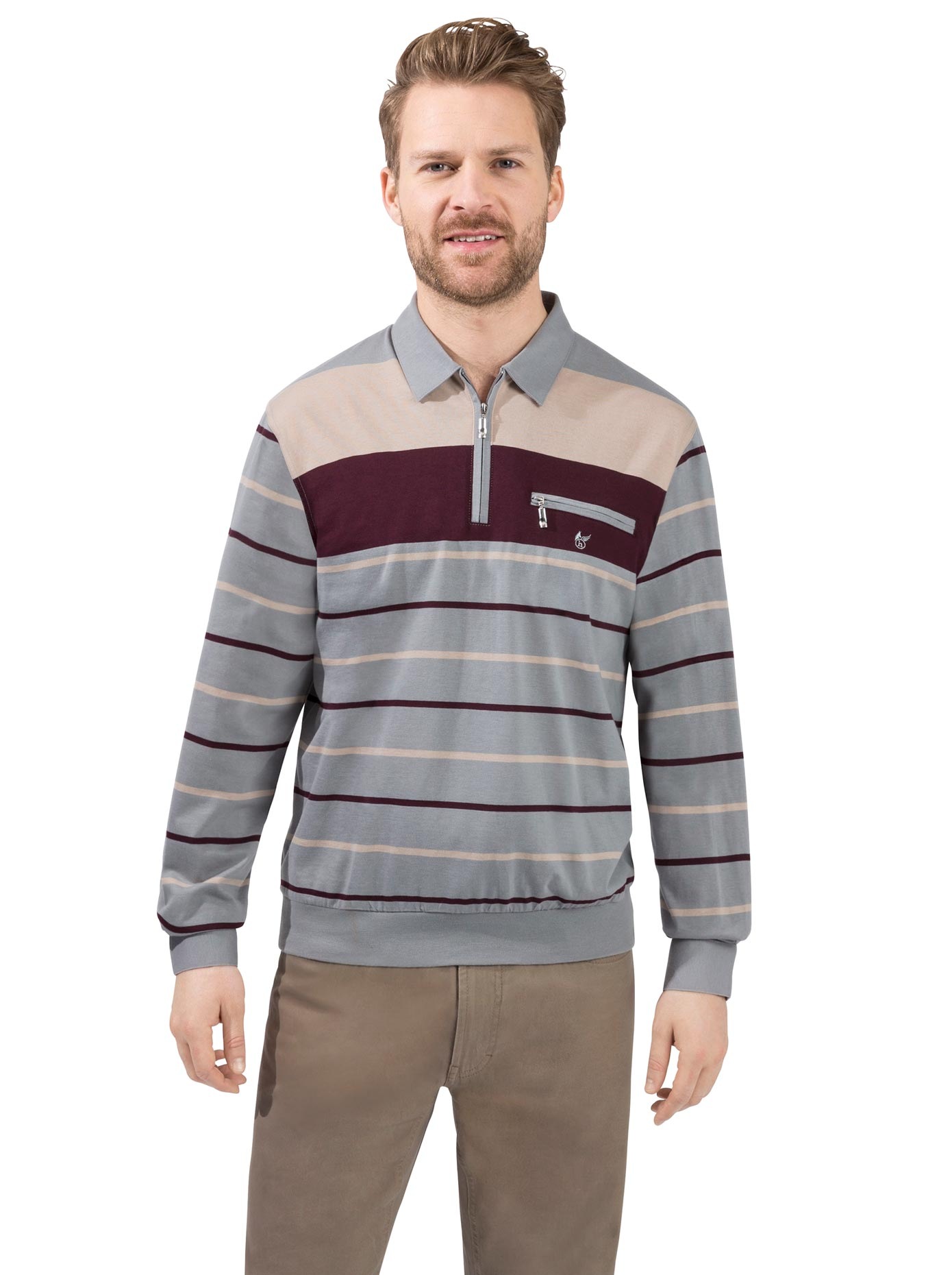 Image of Hajo Poloshirt »Langarm-Poloshirt«, (1 tlg.) bei Ackermann Versand Schweiz