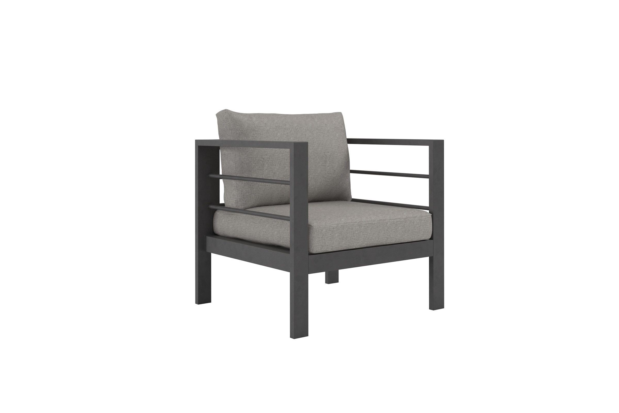 KONIFERA Gartenlounge-Set »»New Jersey«« Set, 1x2er Sofa, 2 Sessel, Tisch 62x110x41 cm, inkl. Auflagen, 12 Stk. tlg. Tischplatte aus Nonwood