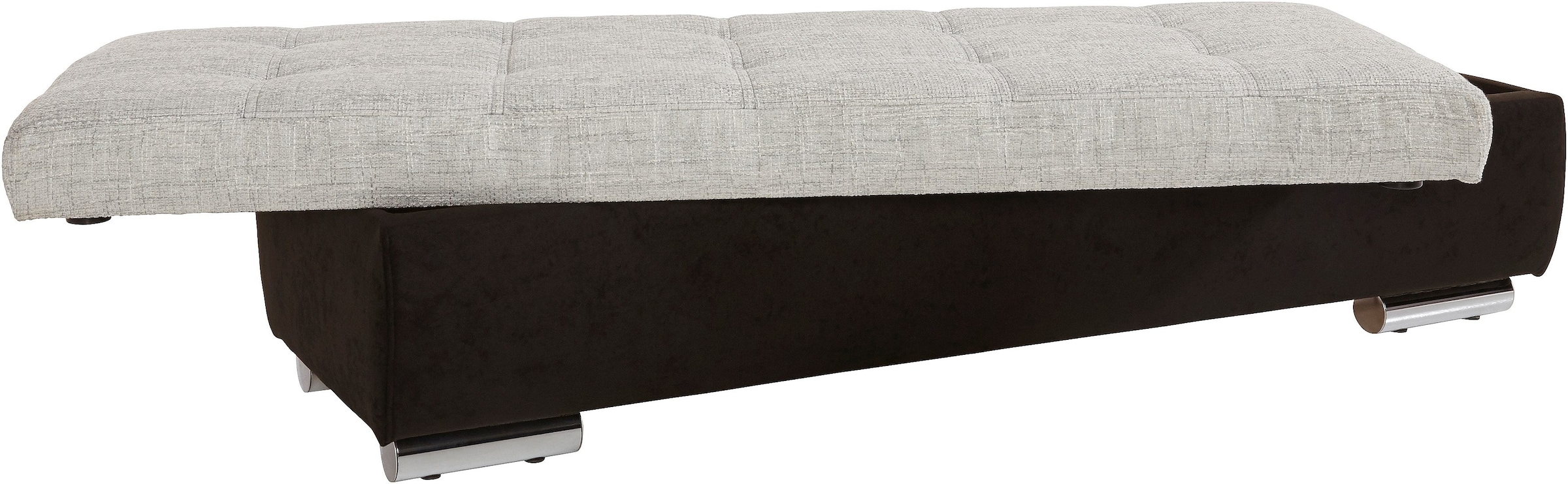 DOMO collection Hocker »Treviso XXL: B/T/H:  161/60/41 cm« mit Stauraum, auch in Cord, passend zur Serie, moderne Steppung