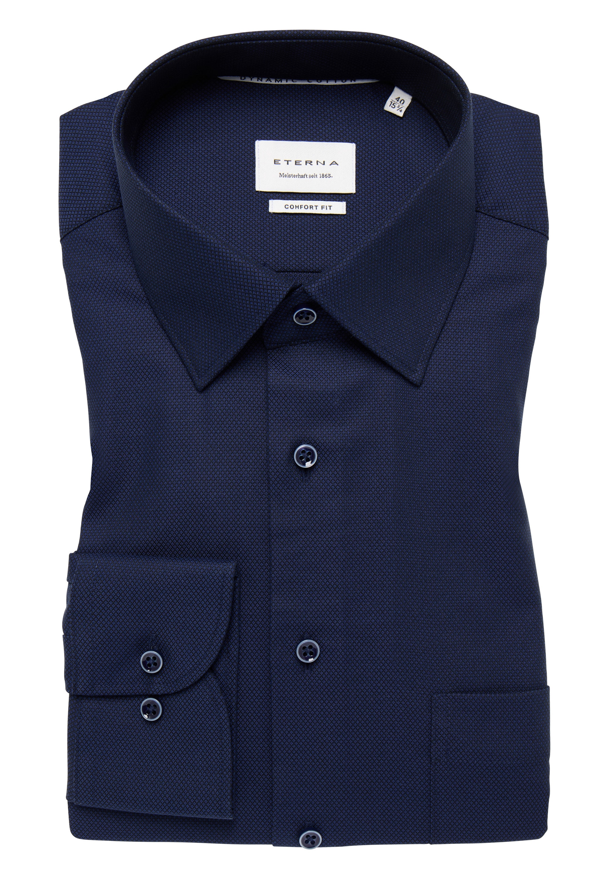 Eterna Langarmhemd »COMFORT FIT« NON IRON (bügelfrei)