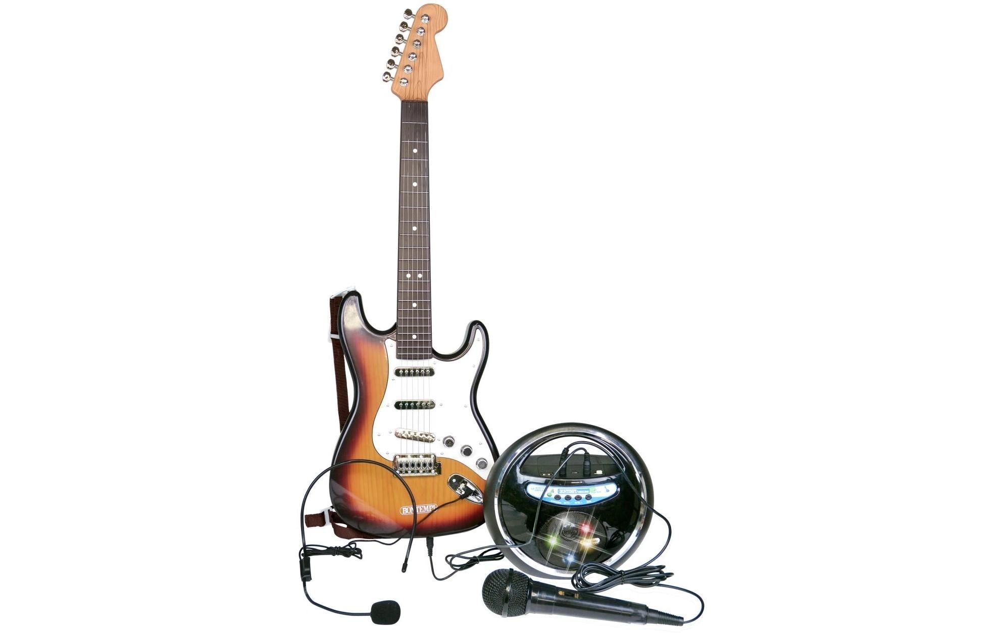 Bontempi Spielzeug-Musikinstrument »Elektronische Rock Gitarre mit Verstärker«, (1 tlg.)