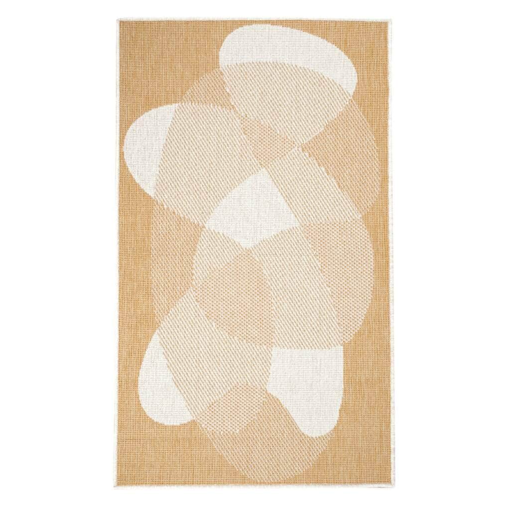 Carpet City Outdoorteppich »DUO RUG 5835« rechteckig 5 mm Höhe Wendeteppich Wetterfest In- & Outdoor, Balkon, Terrasse, Wohnzimmer