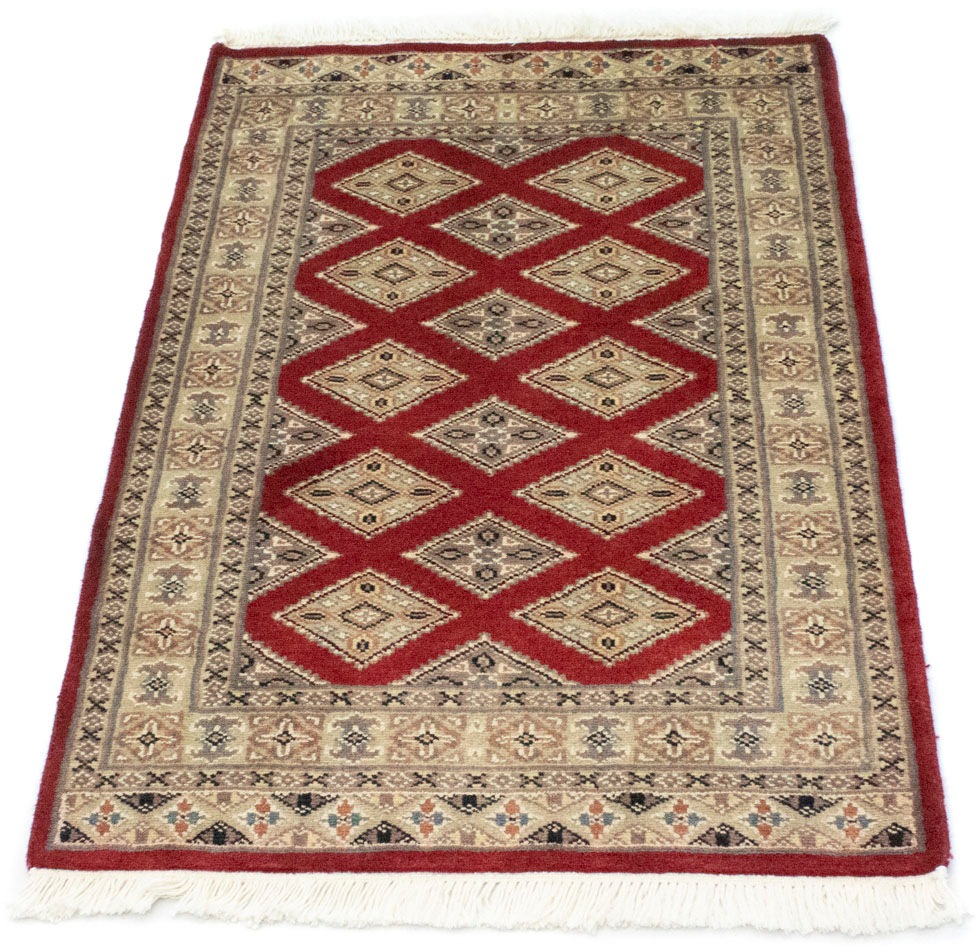 Image of morgenland Teppich »Buchara Teppich handgeknüpft rot«, rechteckig, 6 mm Höhe bei Ackermann Versand Schweiz