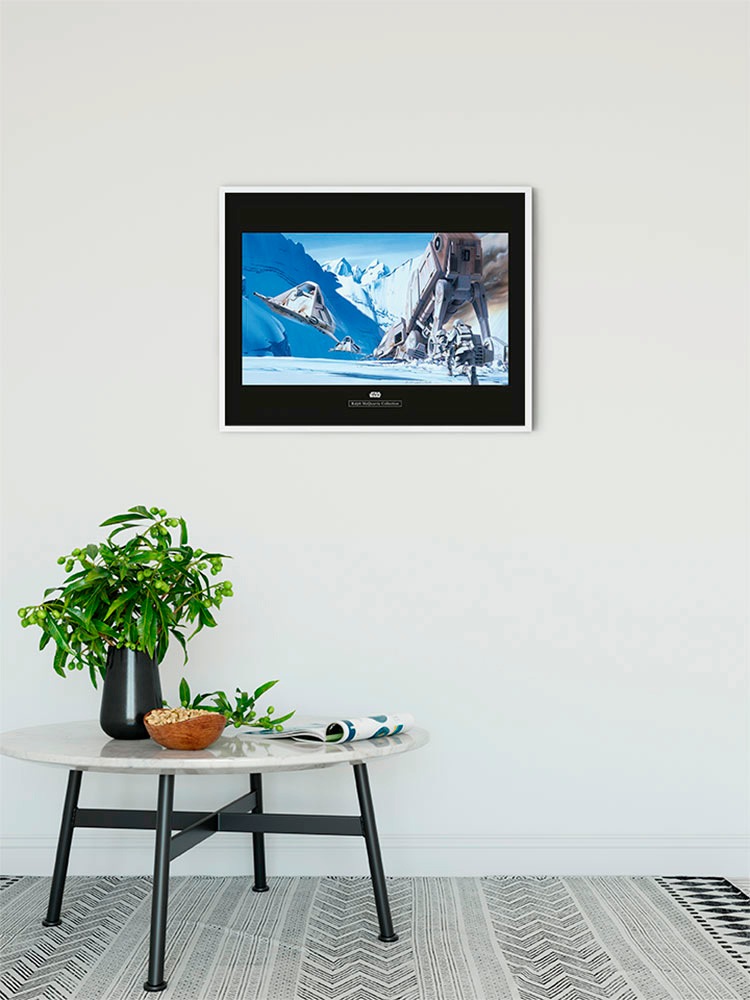 Komar Bild »Star Wars Classic RMQ Hoth Battle Snowspeeder«, Star Wars, (1 St.), Wandbild zur Dekoration im Kinderzimmer - ohne Rahmen