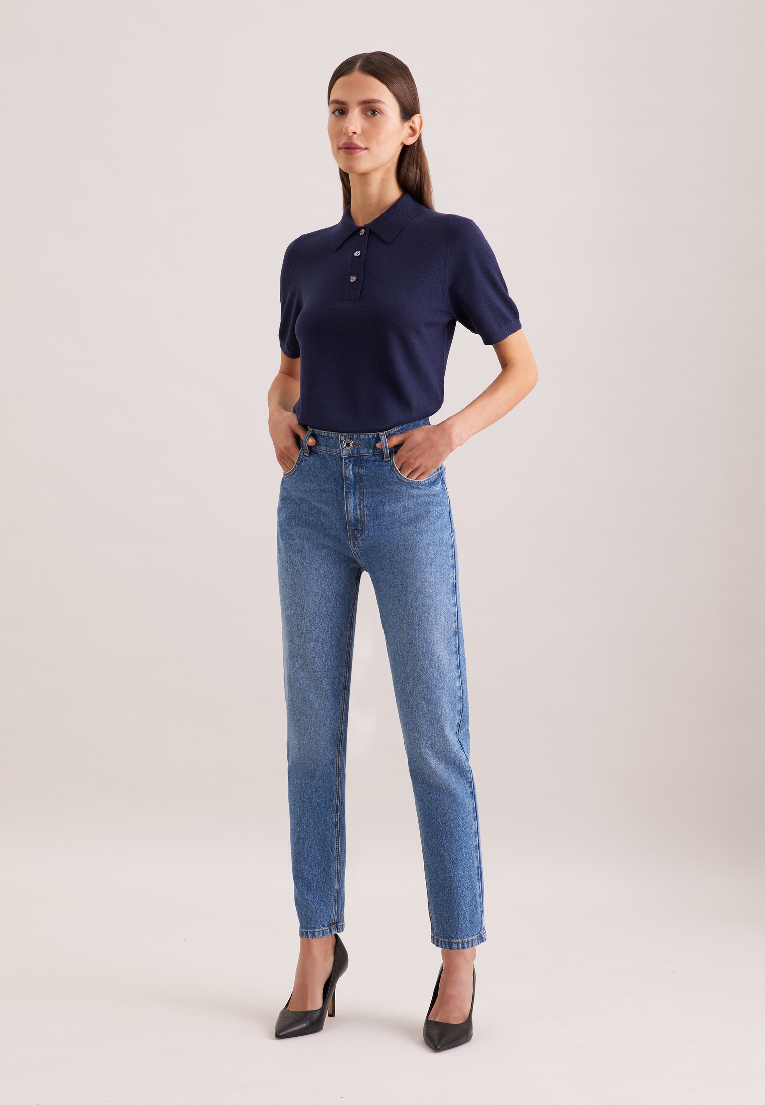 seidensticker Strickpullover Polo