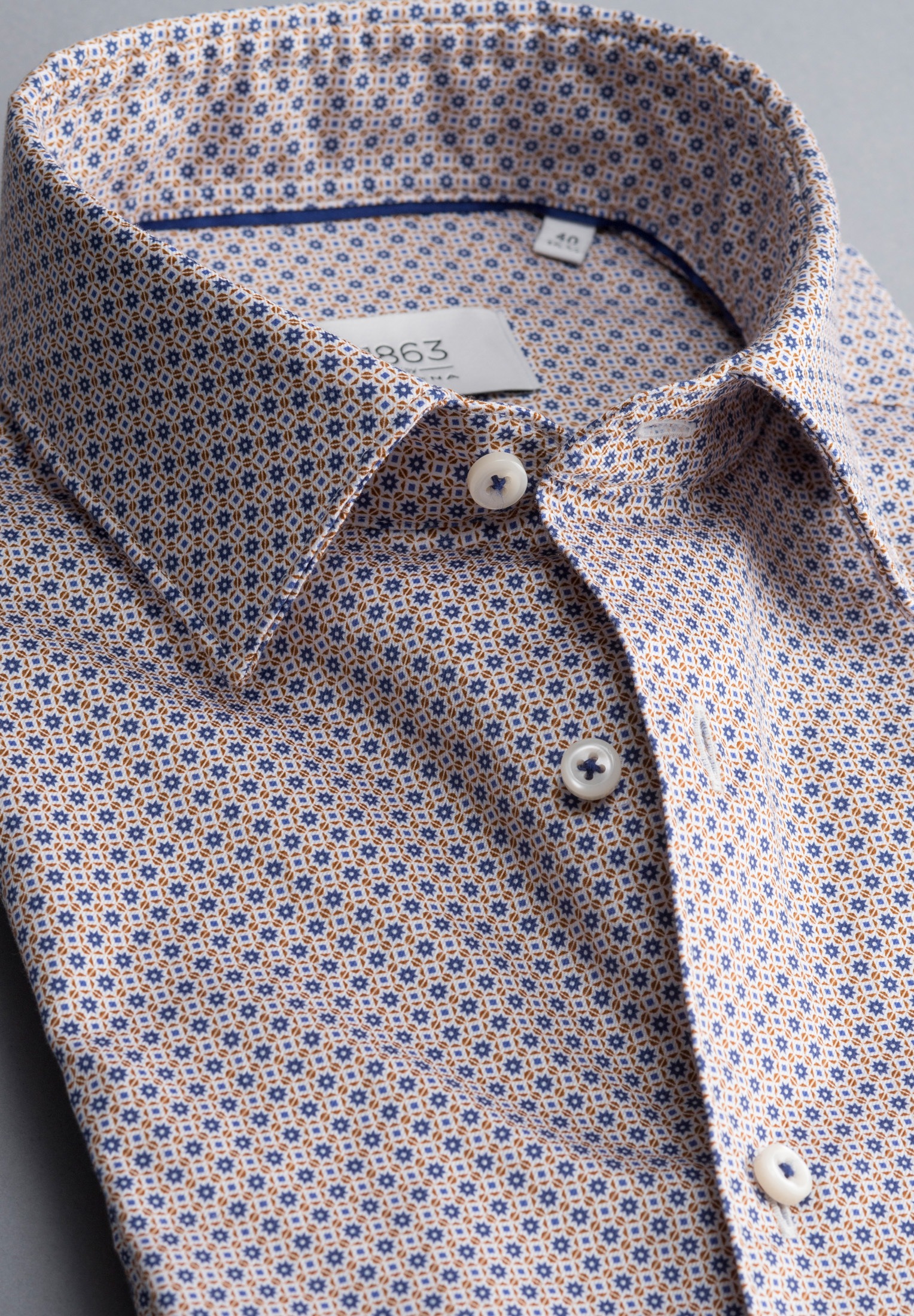 Eterna Langarmhemd »COMFORT FIT« EASY IRON (bügelleicht)