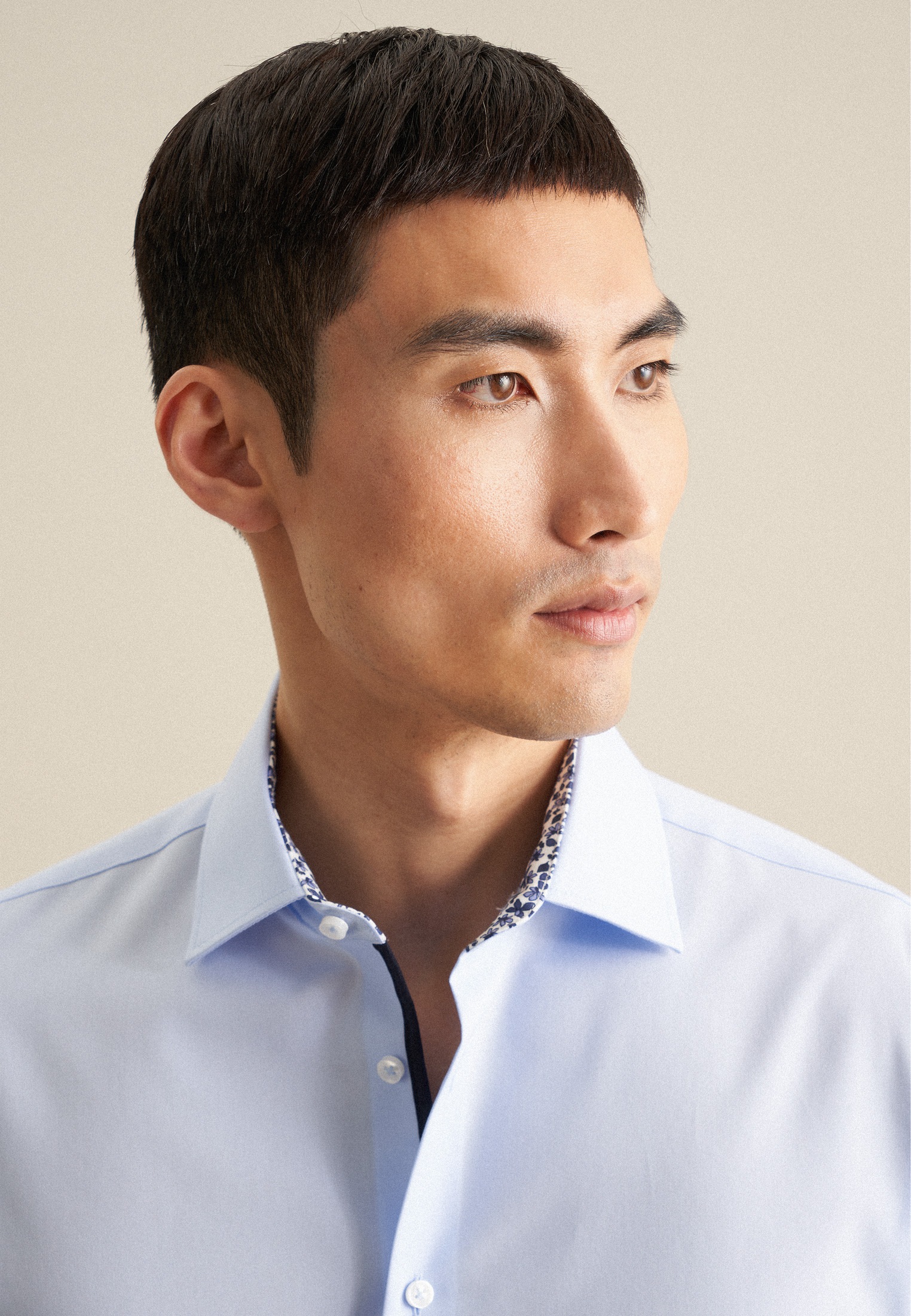 seidensticker Businesshemd »Schwarze Rose« Shaped 1/1 Kentkragen Uni