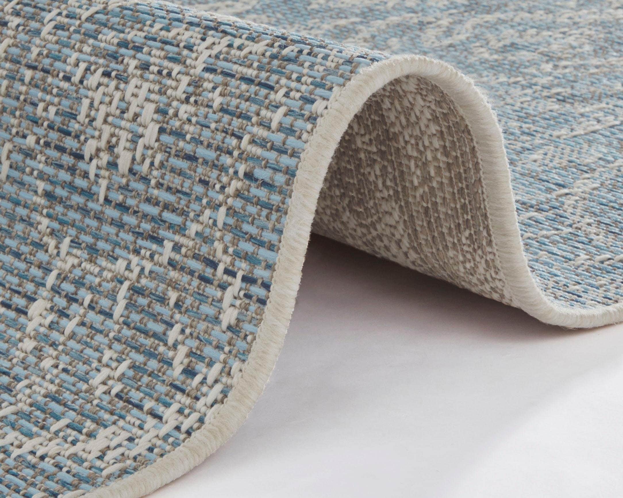 NORTHRUGS Teppich »Choy«, rechteckig, In-und Outdoor geeignet,  Strapazierfähig und pflegeleicht, Flachgewebe günstig kaufen