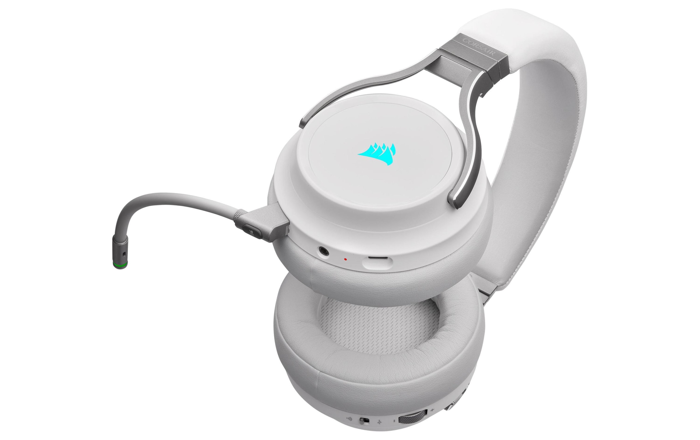 Corsair Headset »Virtuoso RGB Weiss«, Mikrofon abnehmbar