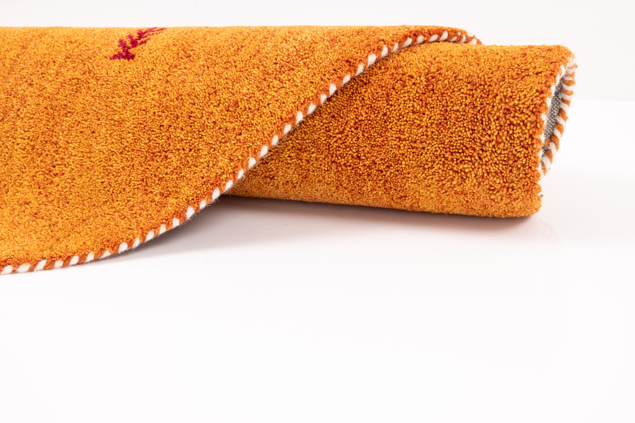 THEKO Wollteppich »Gabbeh Motiv, Handweb Teppich, Tiermotiv,  reine Wolle, handgewebt« rund 14 mm Höhe reine Wolle, handgewebt, Wohnzimmer, Schlafzimmer, Esszimmer