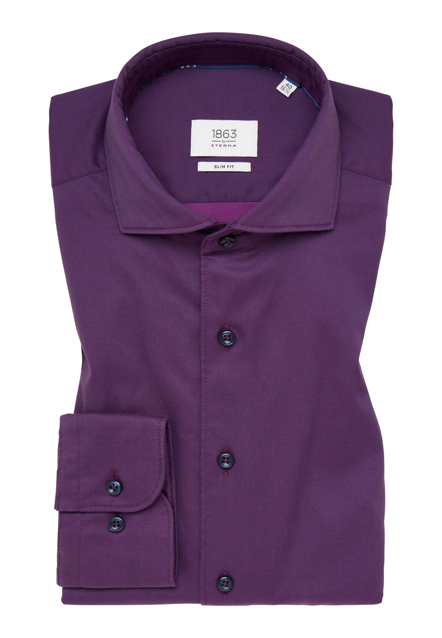 Eterna Langarmhemd »SLIM FIT«, EASY IRON (bügelleicht)