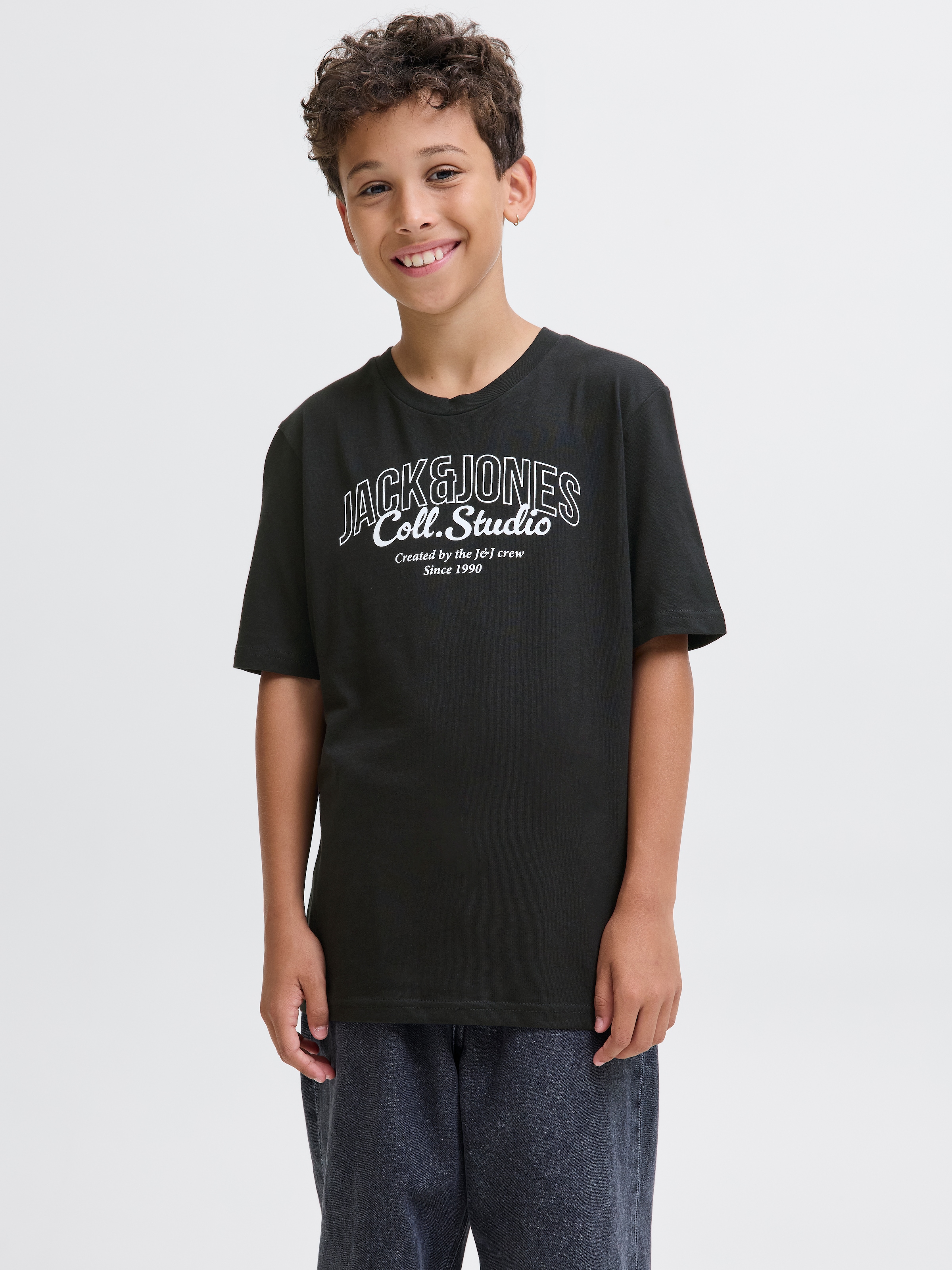 Jack & Jones Junior T-Shirt »JJMAKOTO TEE SS CREW NECK 2PK JNR« Packung, 2 Stk.