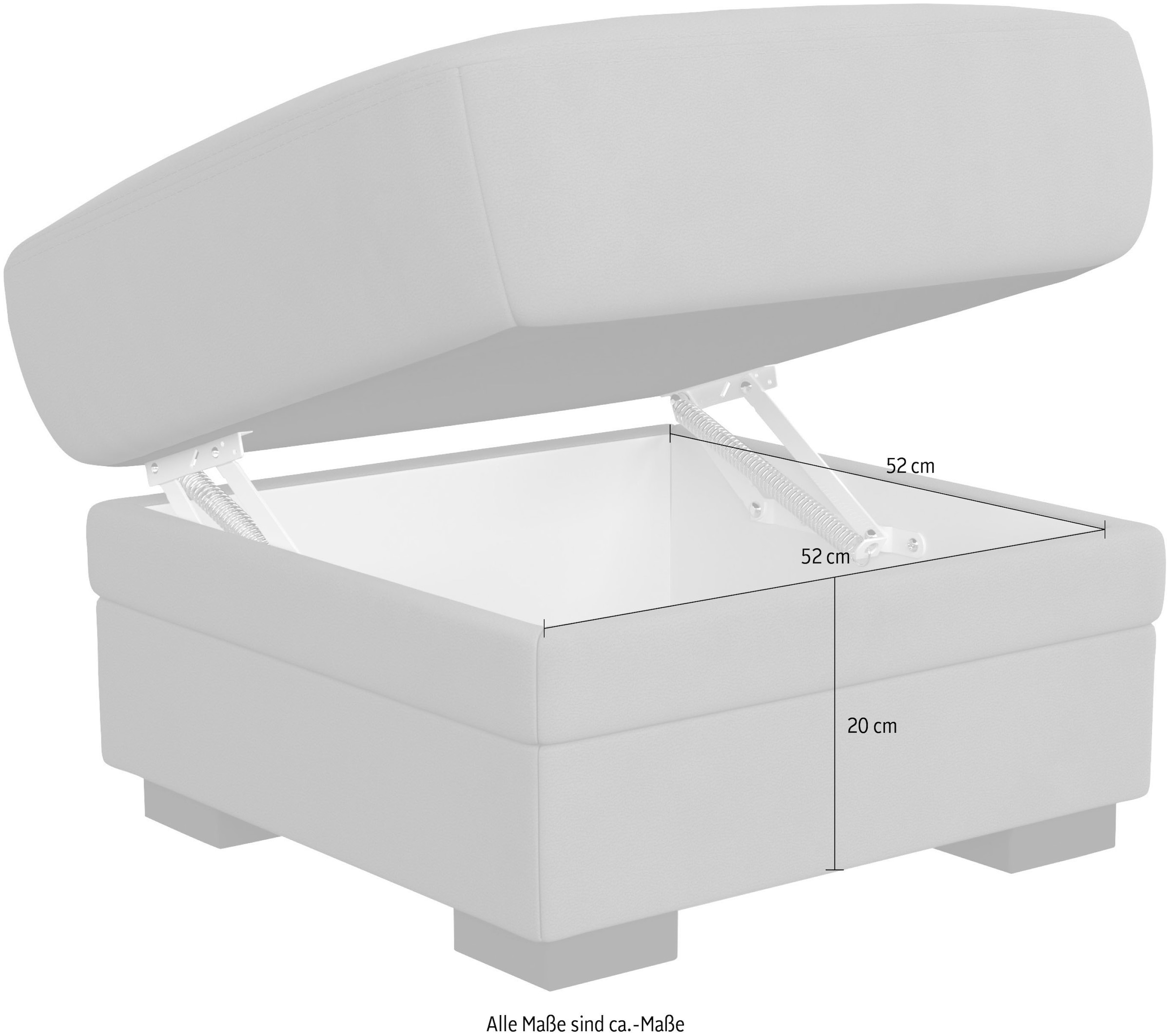 COTTA Tabouret »Marcus« mit Stauraum