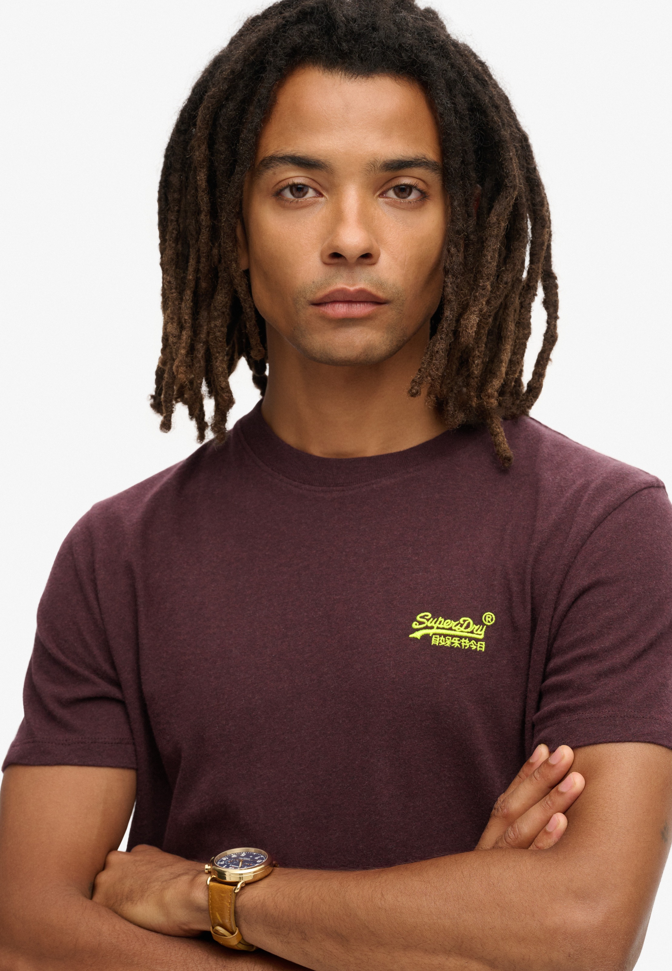 Superdry Shirt à col rond »ESSENTIAL LOGO EMB TEE«