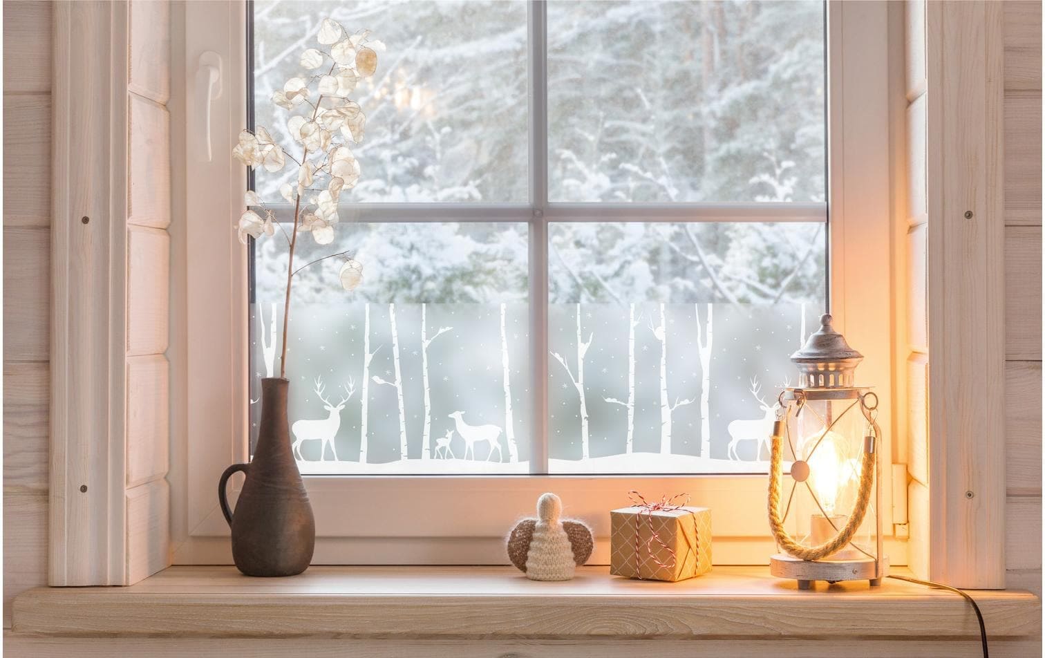 d-c-fix Fensterfolie »Birch Woods«, halbtransparent, statisch haftend