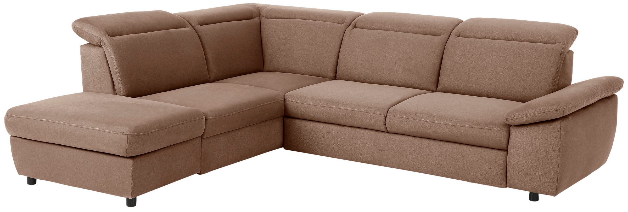 Home affaire Ecksofa »Mauritius L-Form«, mit Ottomane, mit Kopfteil- und Armlehnverstellung