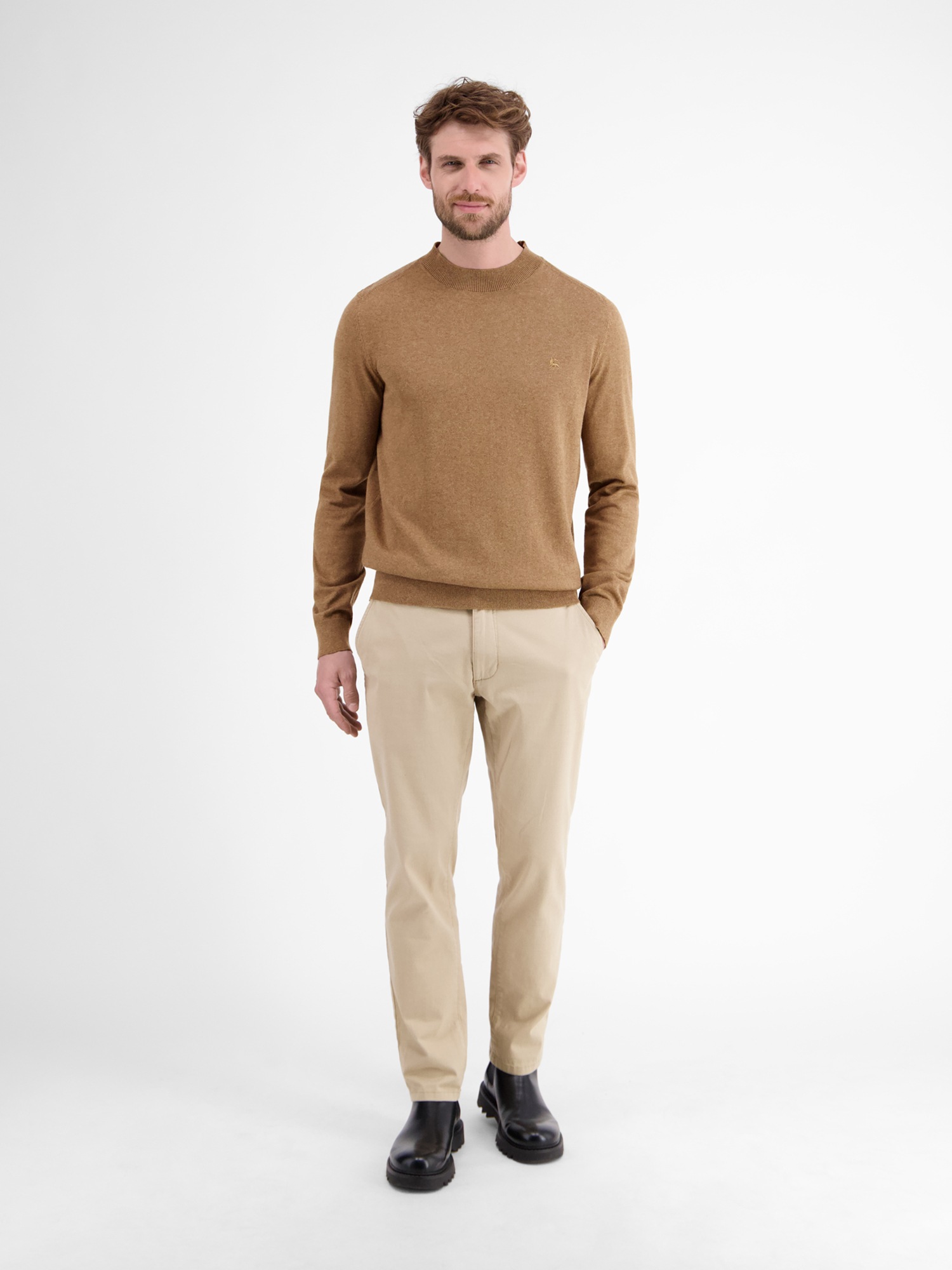 LERROS Strickpullover »Herren-Pullover mit Turtleneck«